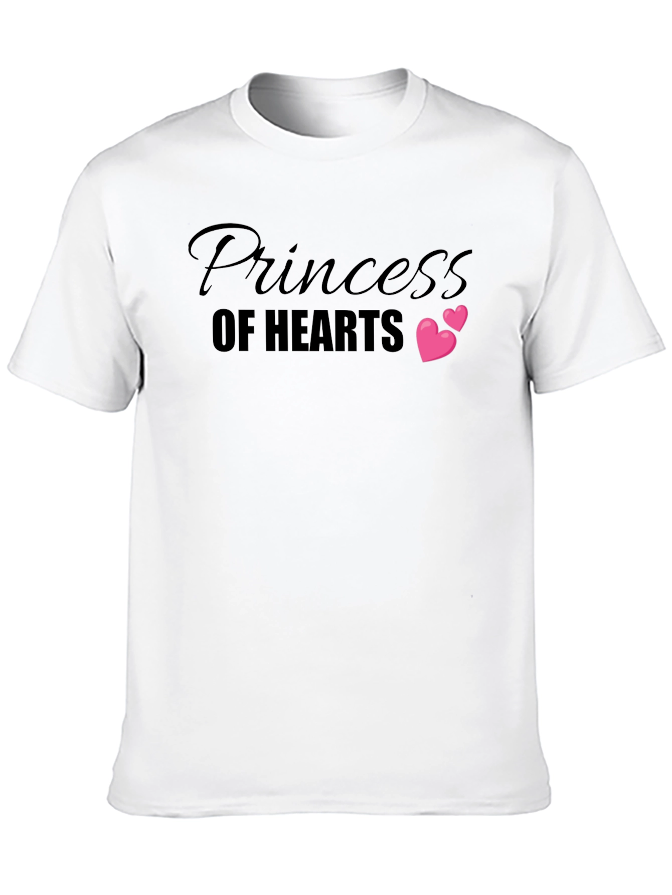 Princess of Hearts Graphic T-Shirt - Trendy Casual Wear