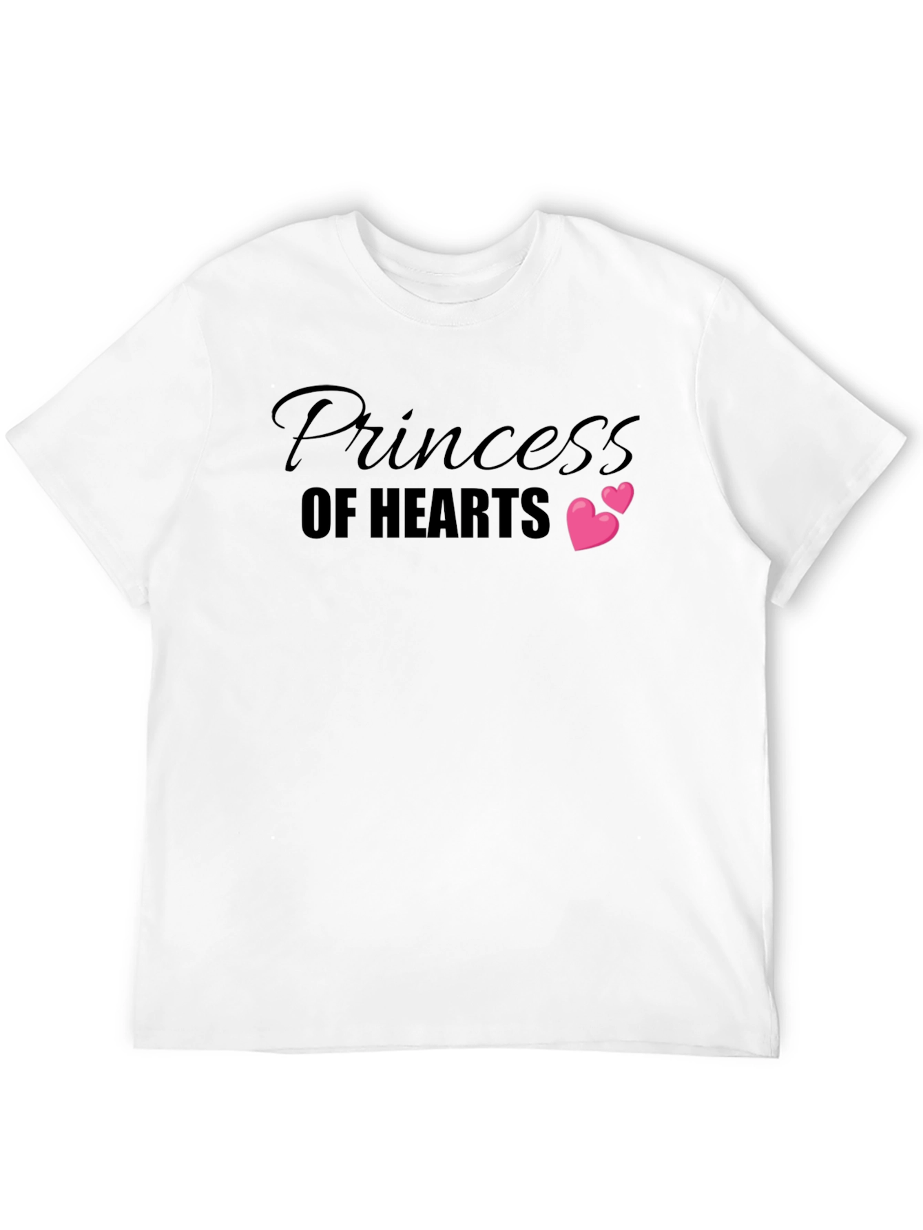 Princess of Hearts Graphic T-Shirt - Trendy Casual Wear