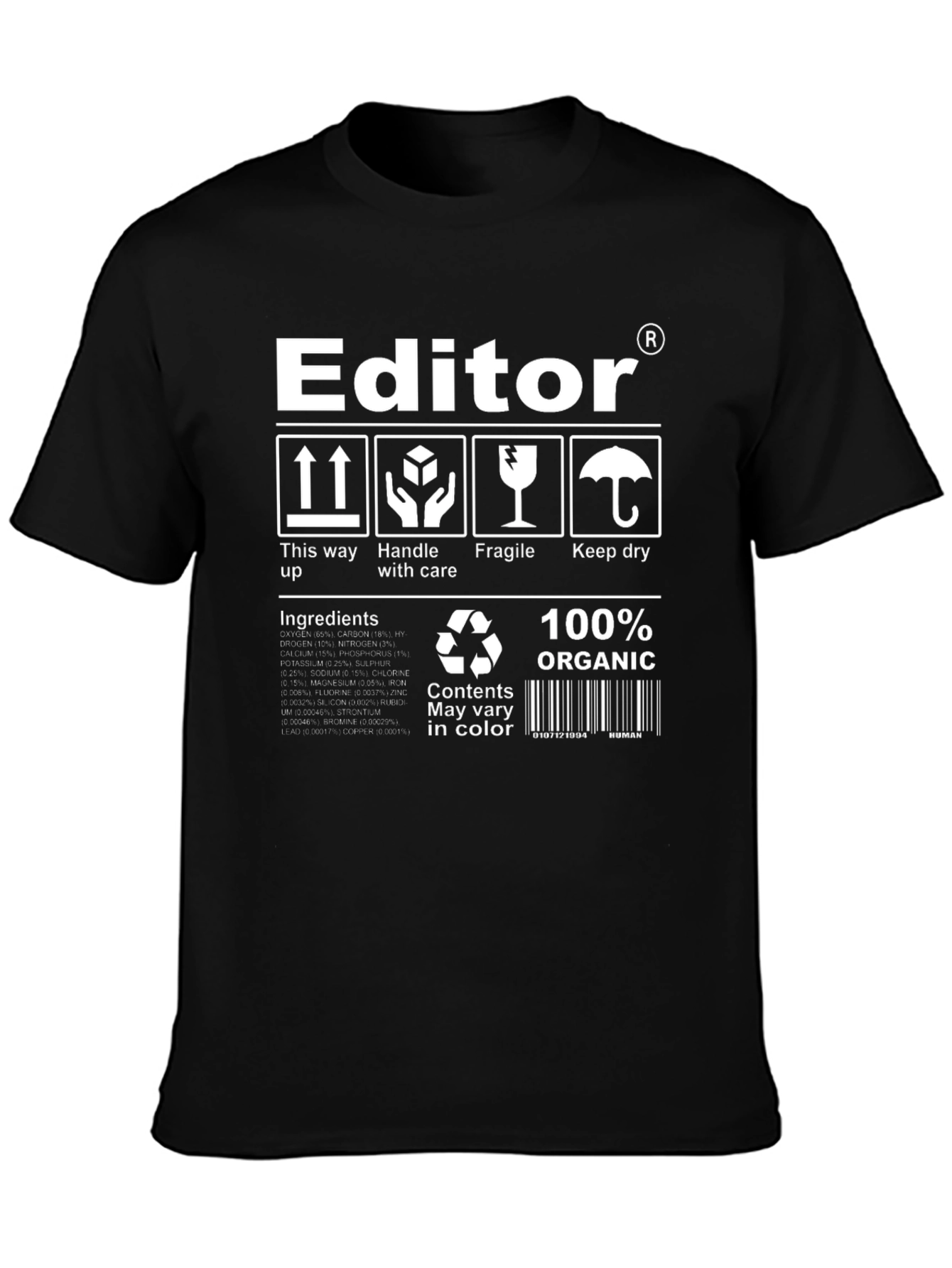 Editor Graphic T-Shirt | Handle with Care