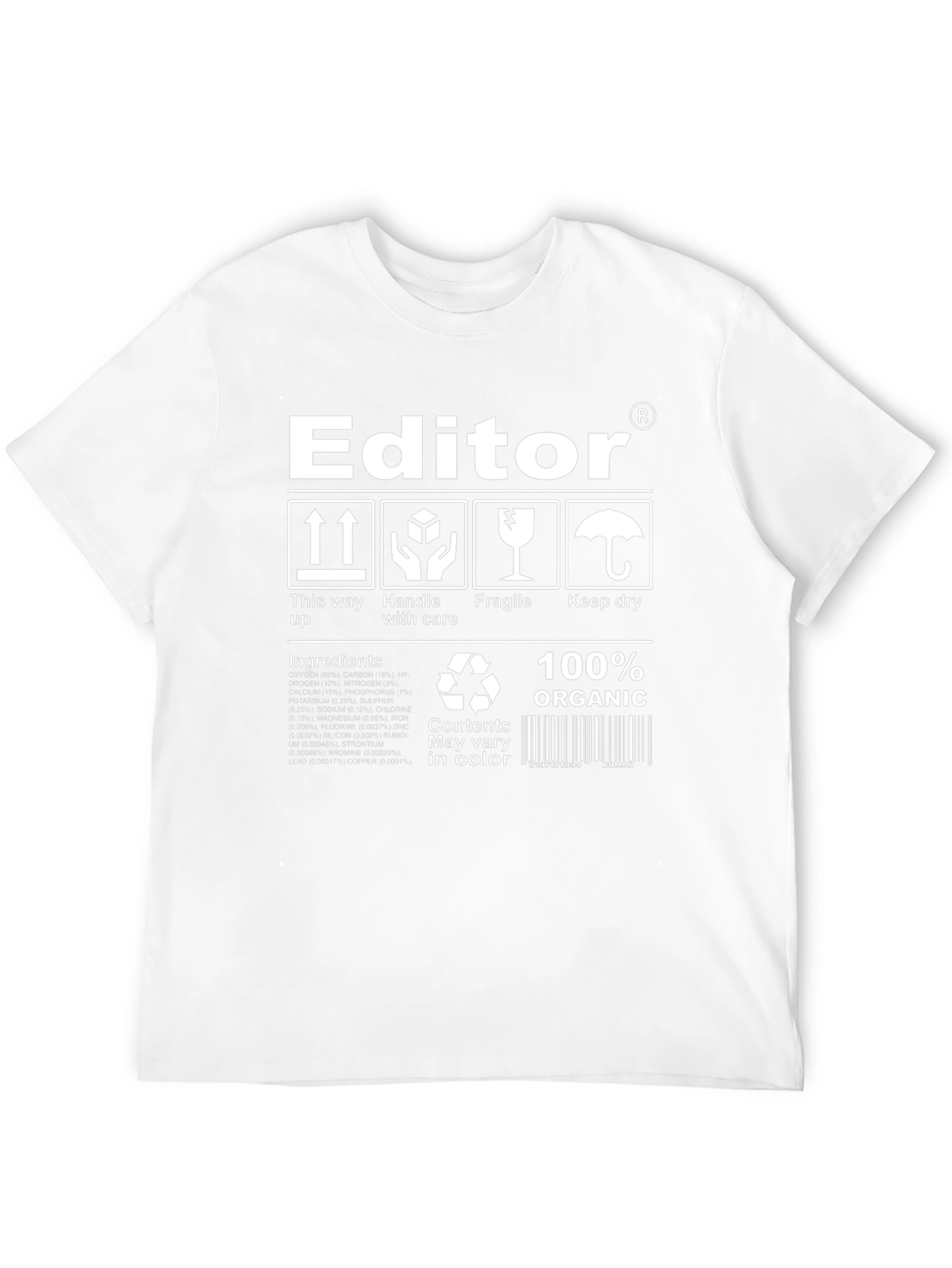 Editor Graphic T-Shirt | Handle with Care