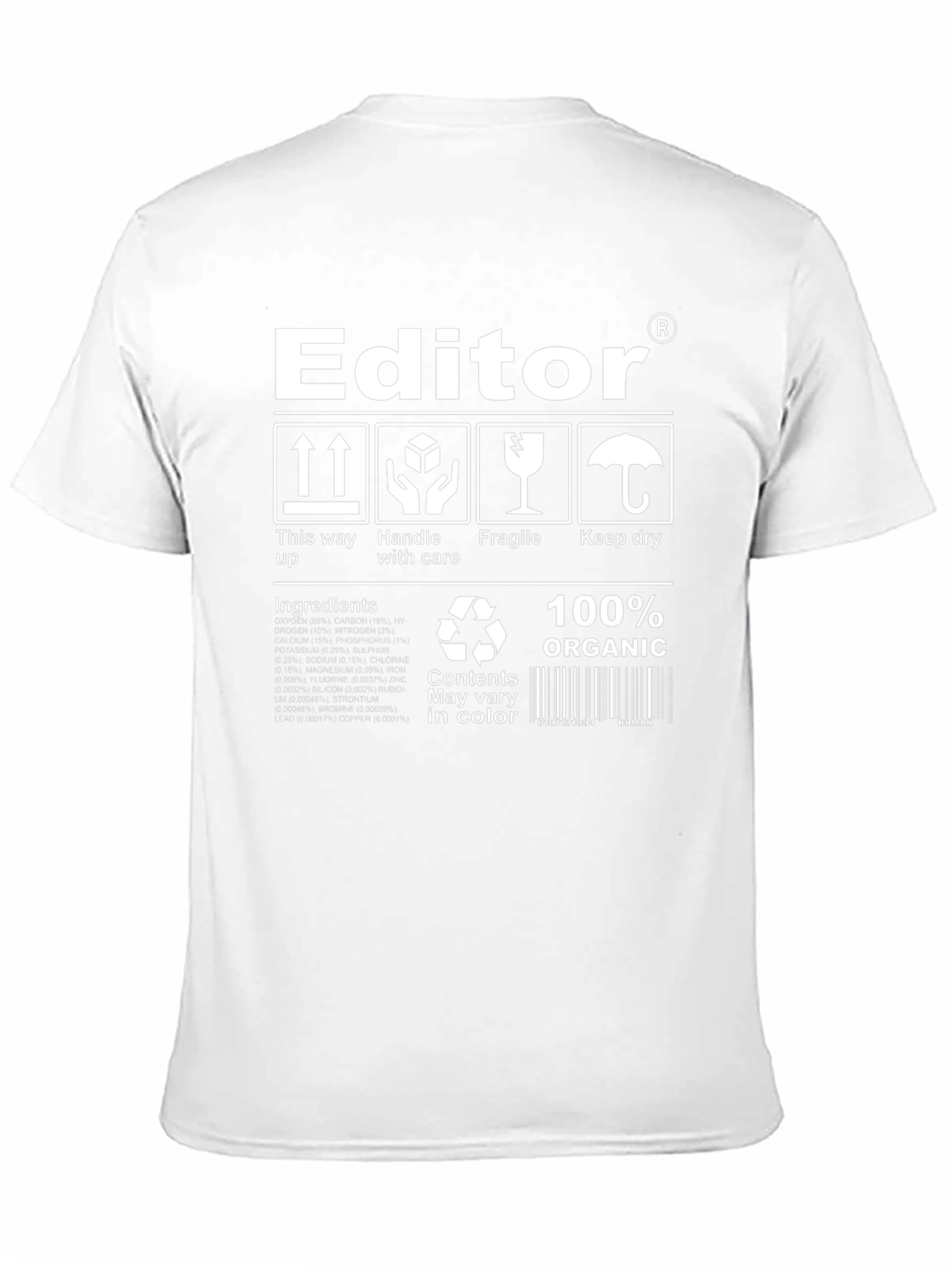 Editor Graphic T-Shirt | Handle with Care