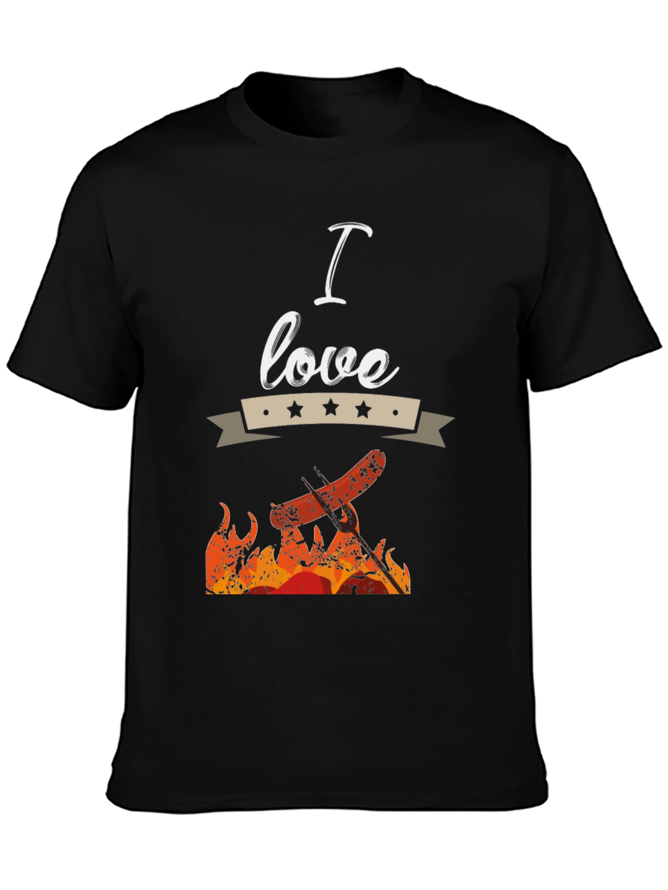I Love BBQ T-Shirt - Novelty Grill Master Tee
