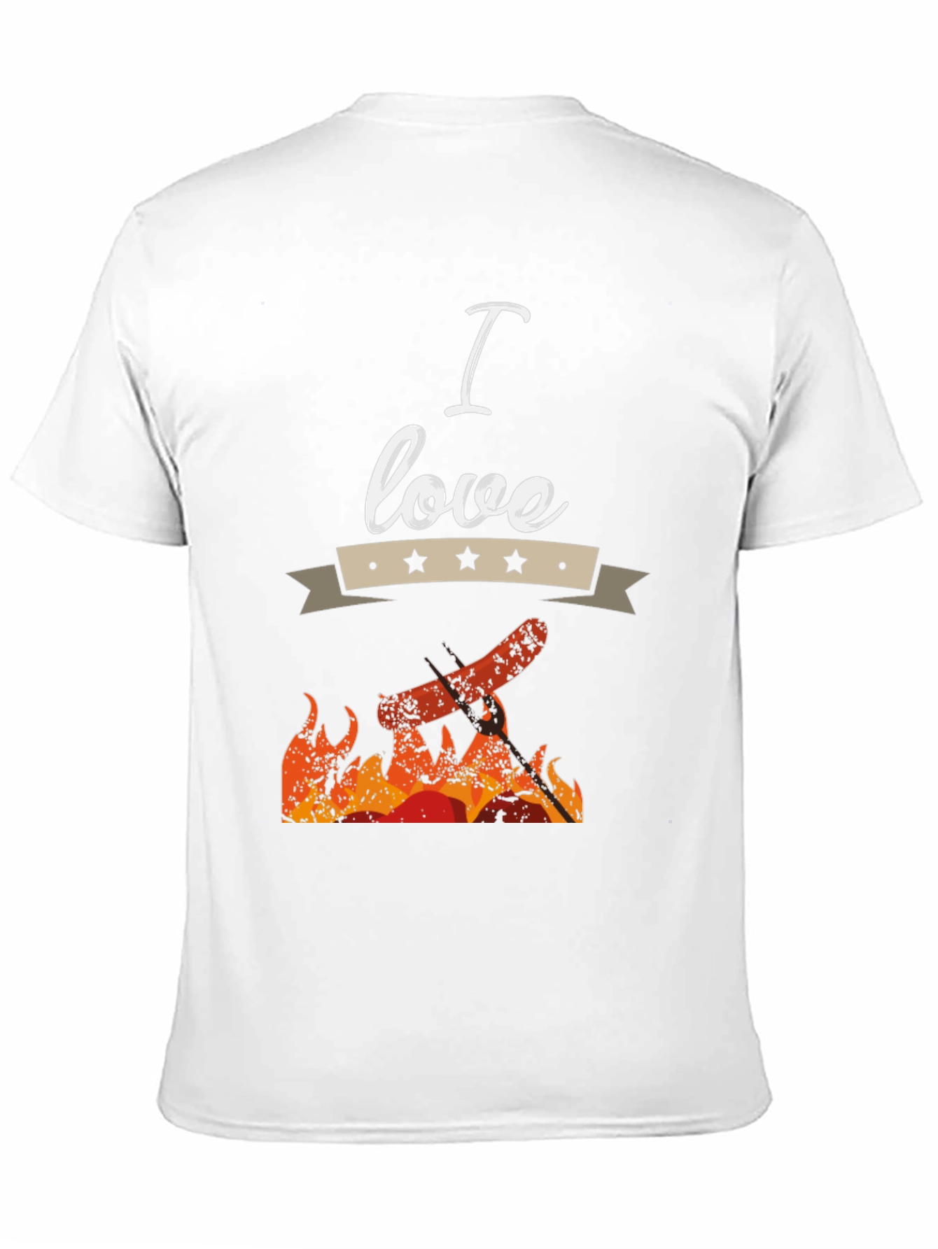 I Love BBQ T-Shirt - Novelty Grill Master Tee