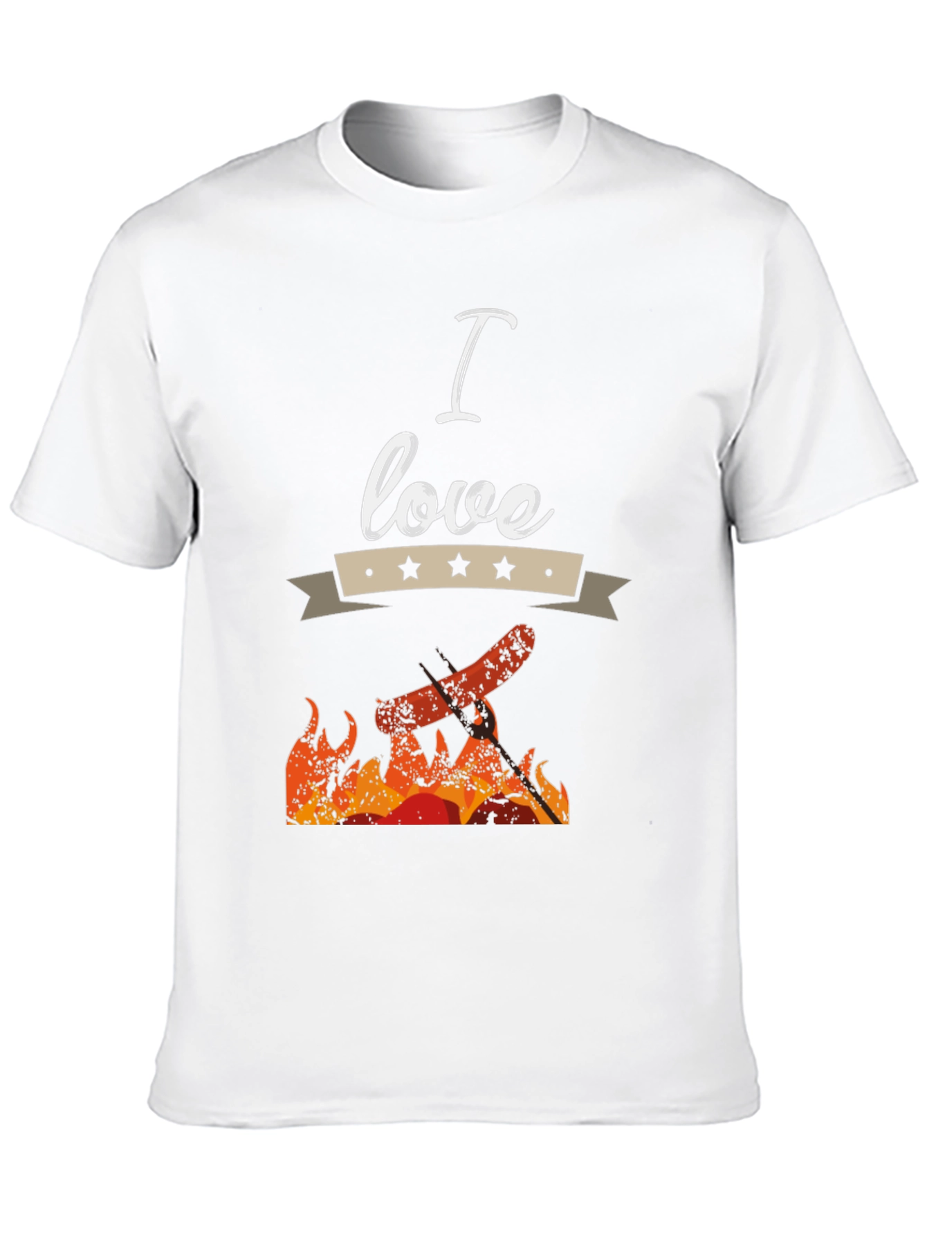I Love BBQ T-Shirt - Novelty Grill Master Tee