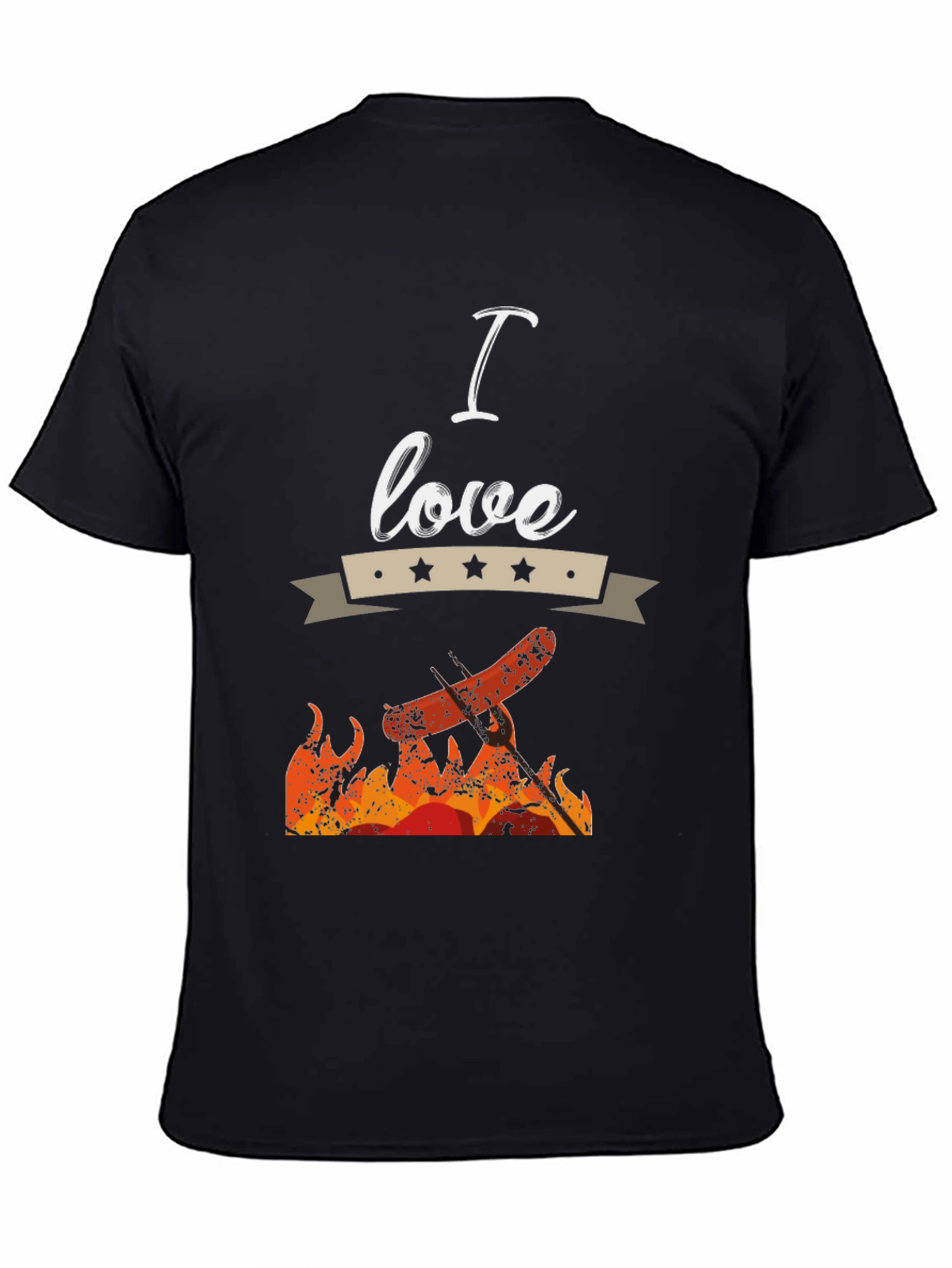 I Love BBQ T-Shirt - Novelty Grill Master Tee
