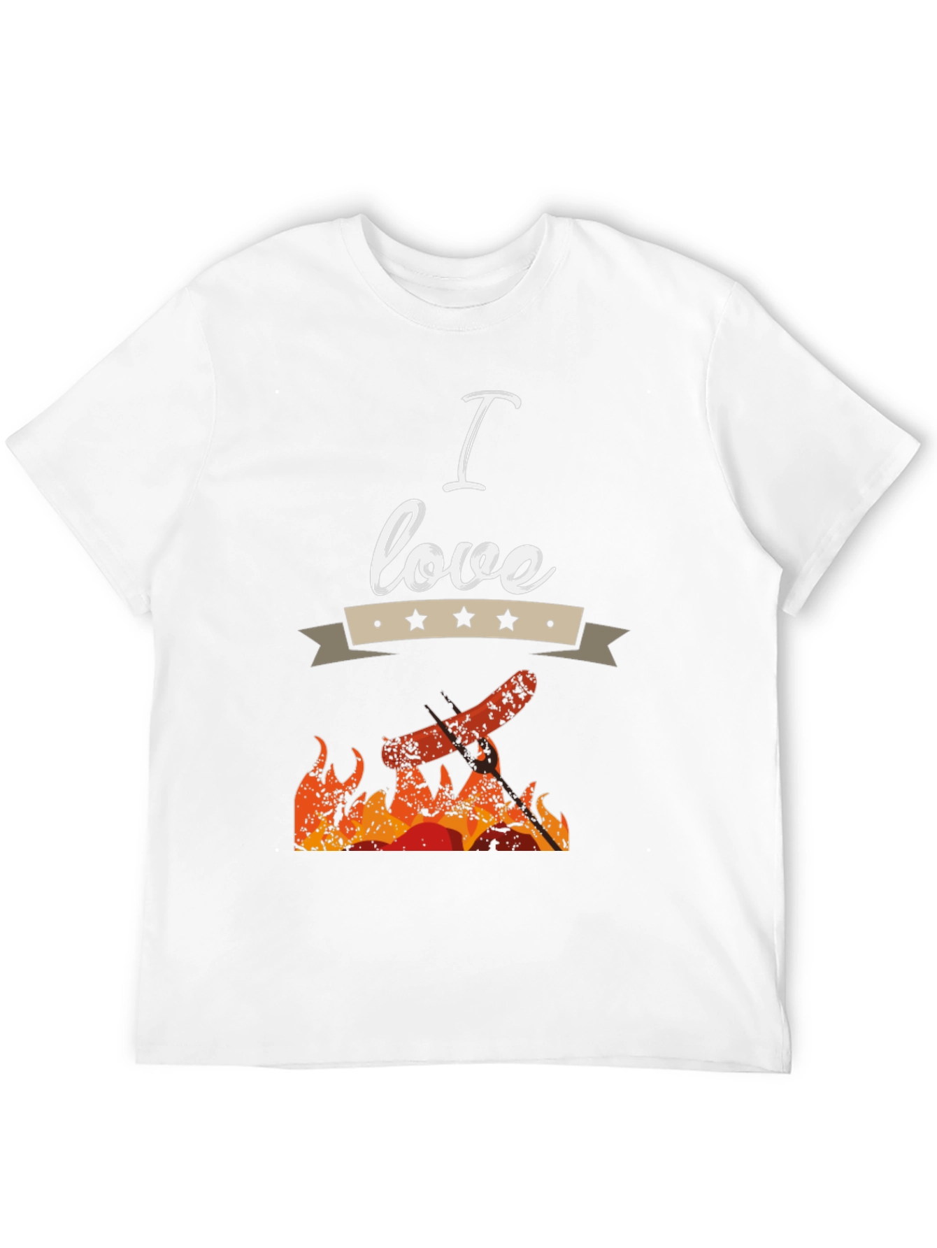 I Love BBQ T-Shirt - Novelty Grill Master Tee