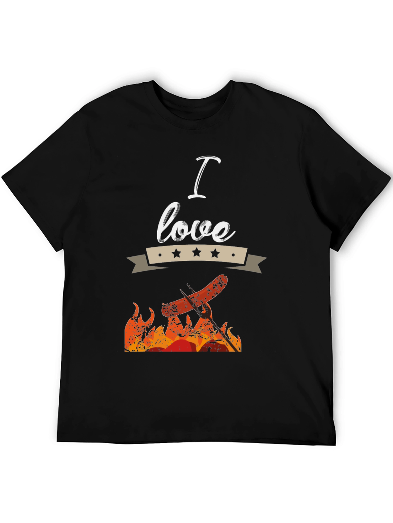 I Love BBQ T-Shirt - Novelty Grill Master Tee