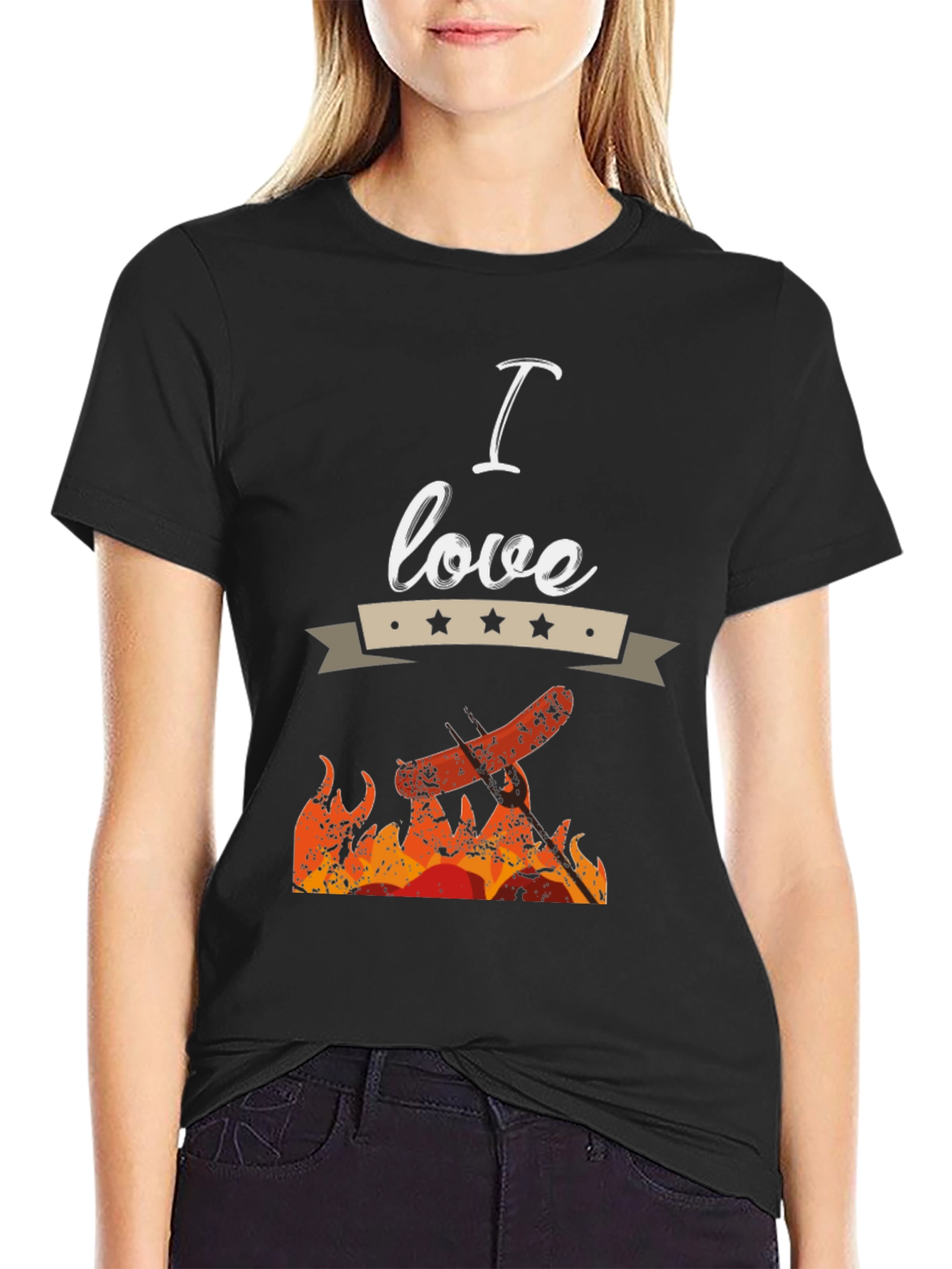 I Love BBQ T-Shirt - Novelty Grill Master Tee