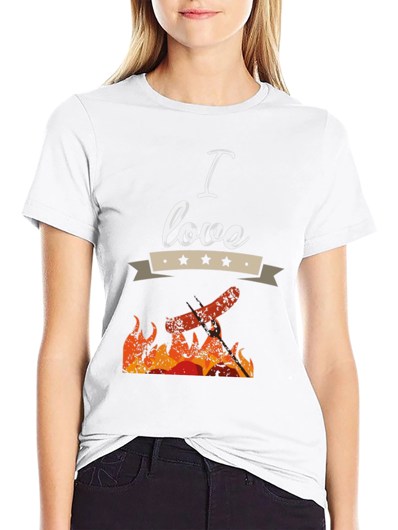 I Love BBQ T-Shirt - Novelty Grill Master Tee