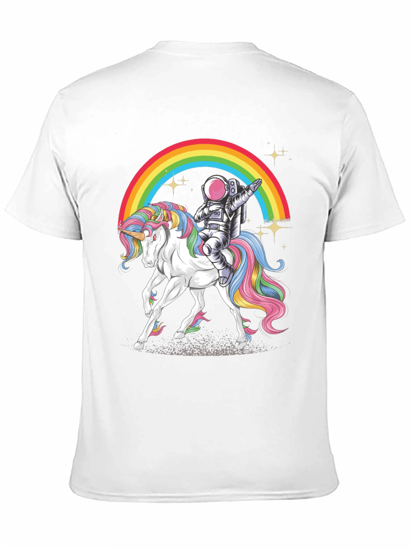 Astronaut Unicorn Rainbow Graphic Tee