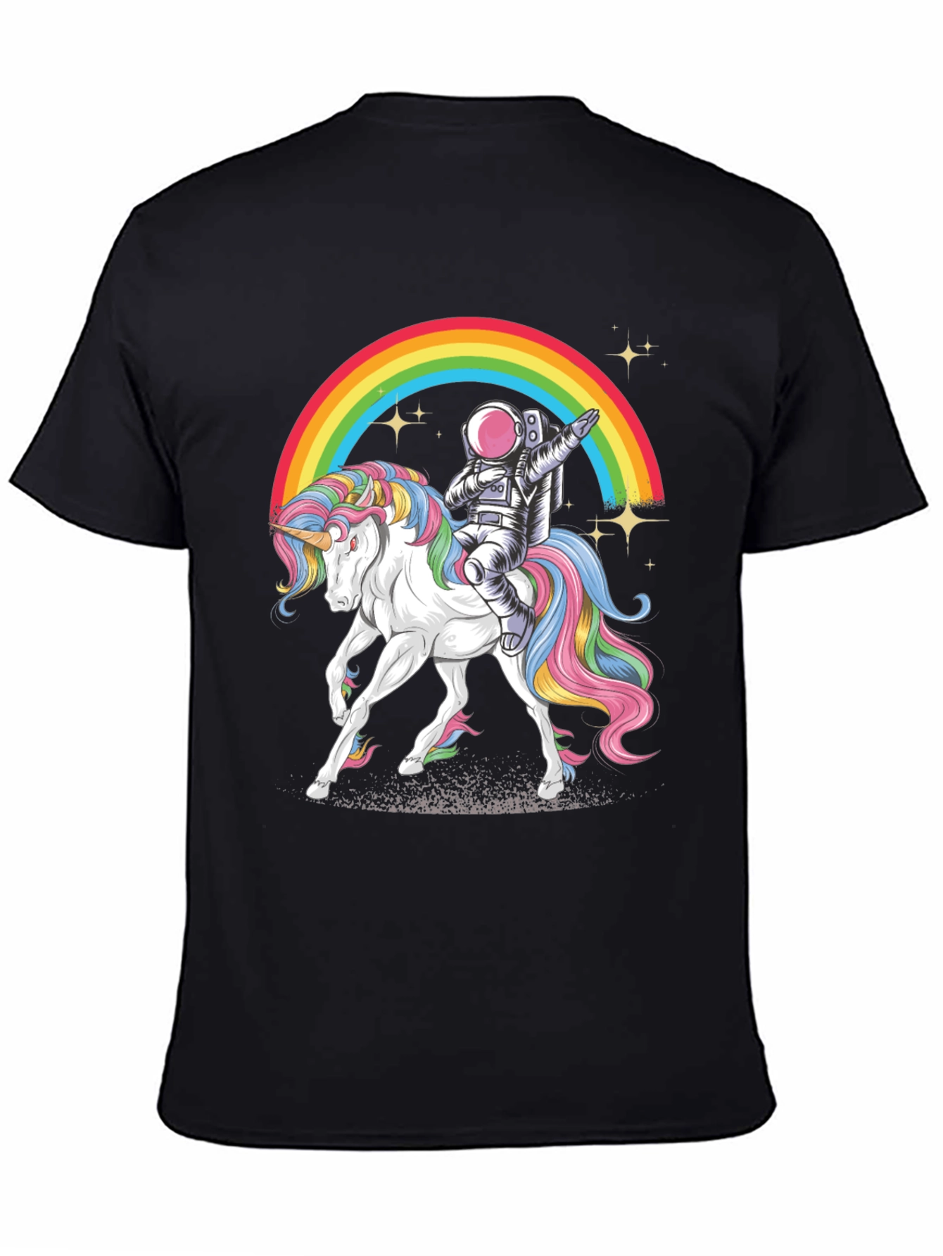 Astronaut Unicorn Rainbow Graphic Tee