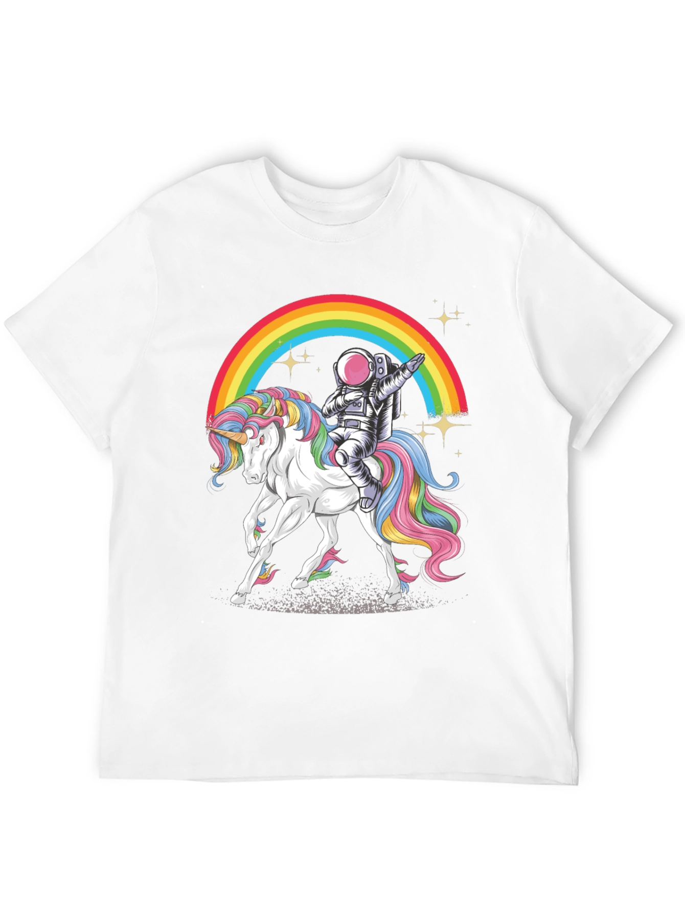 Astronaut Unicorn Rainbow Graphic Tee