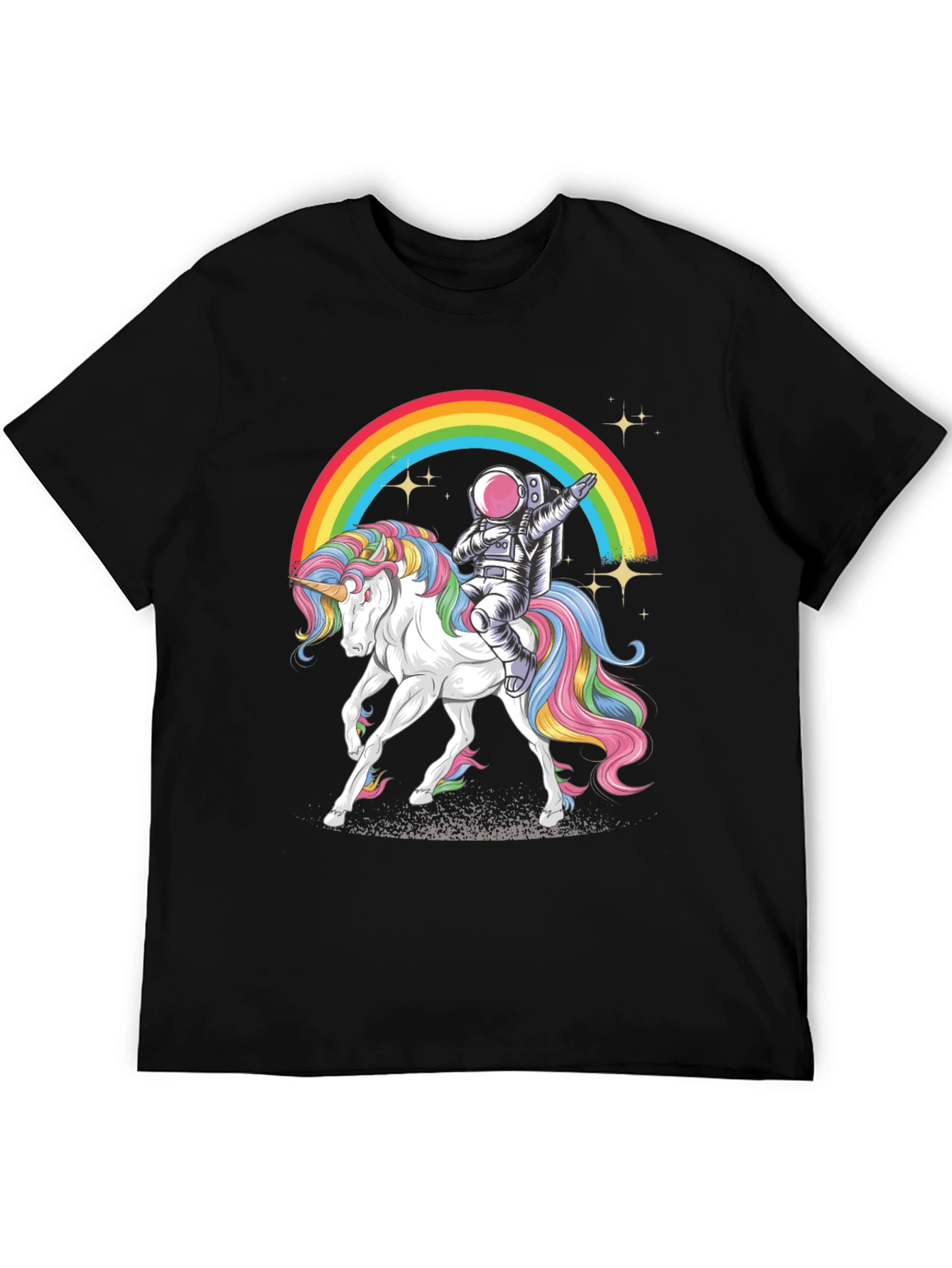 Astronaut Unicorn Rainbow Graphic Tee