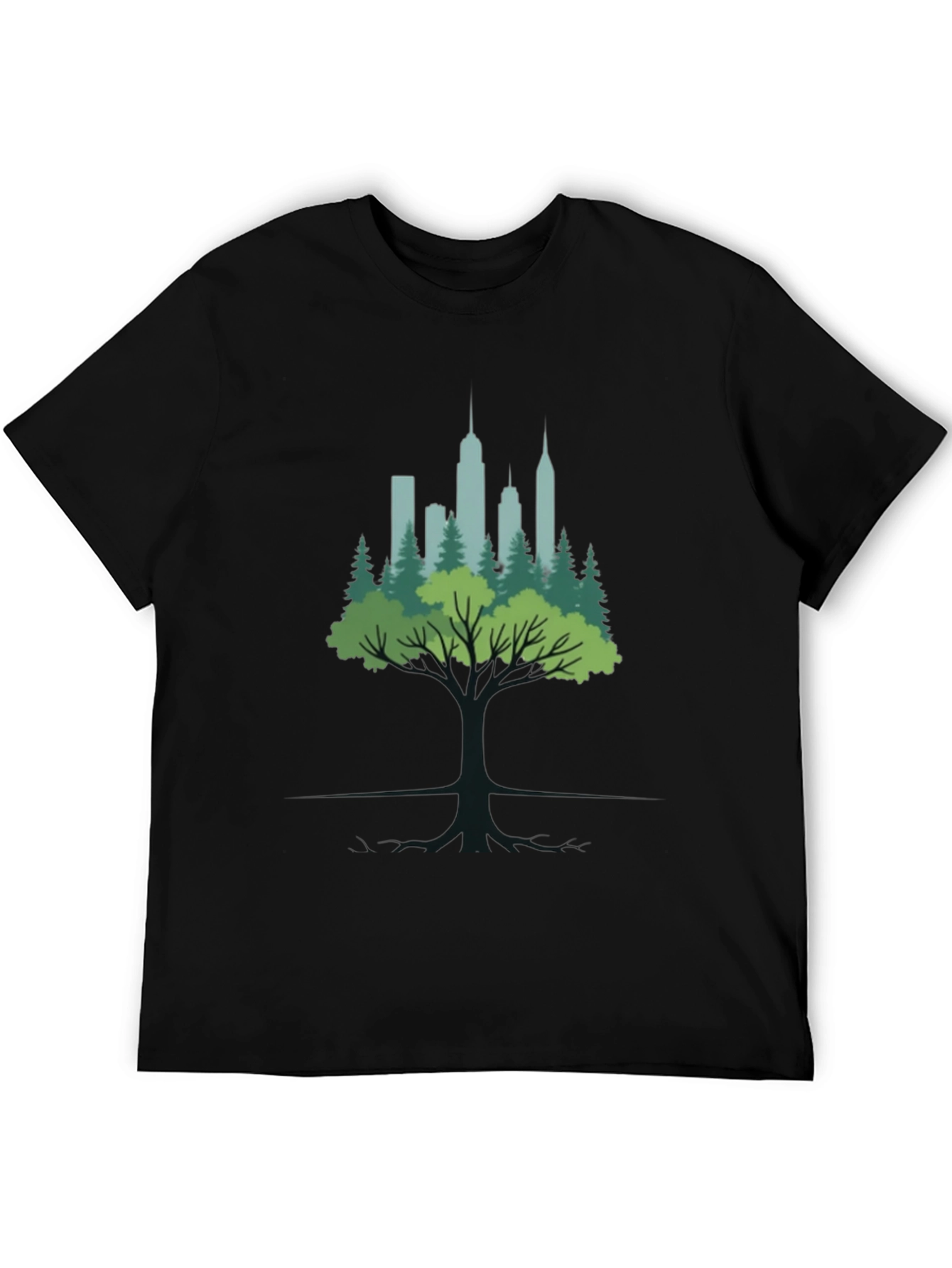 Urban Roots Graphic Tee - Nature Meets City