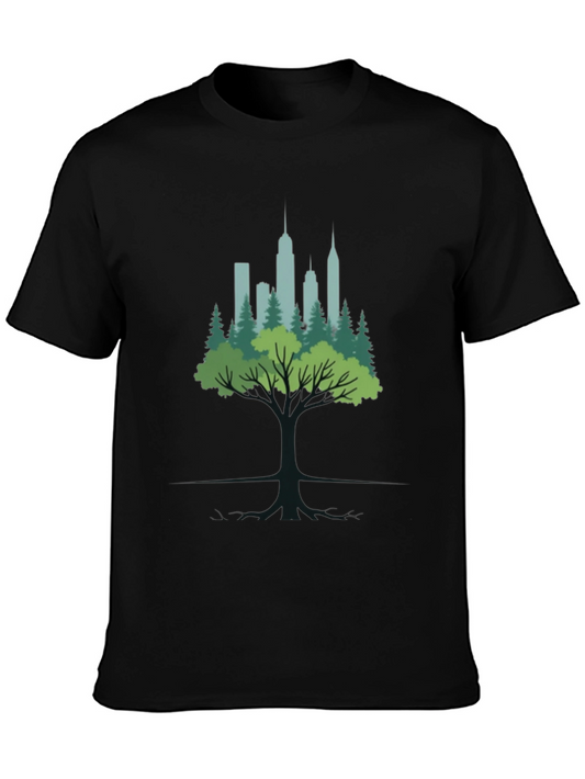 Urban Roots Graphic Tee - Nature Meets City