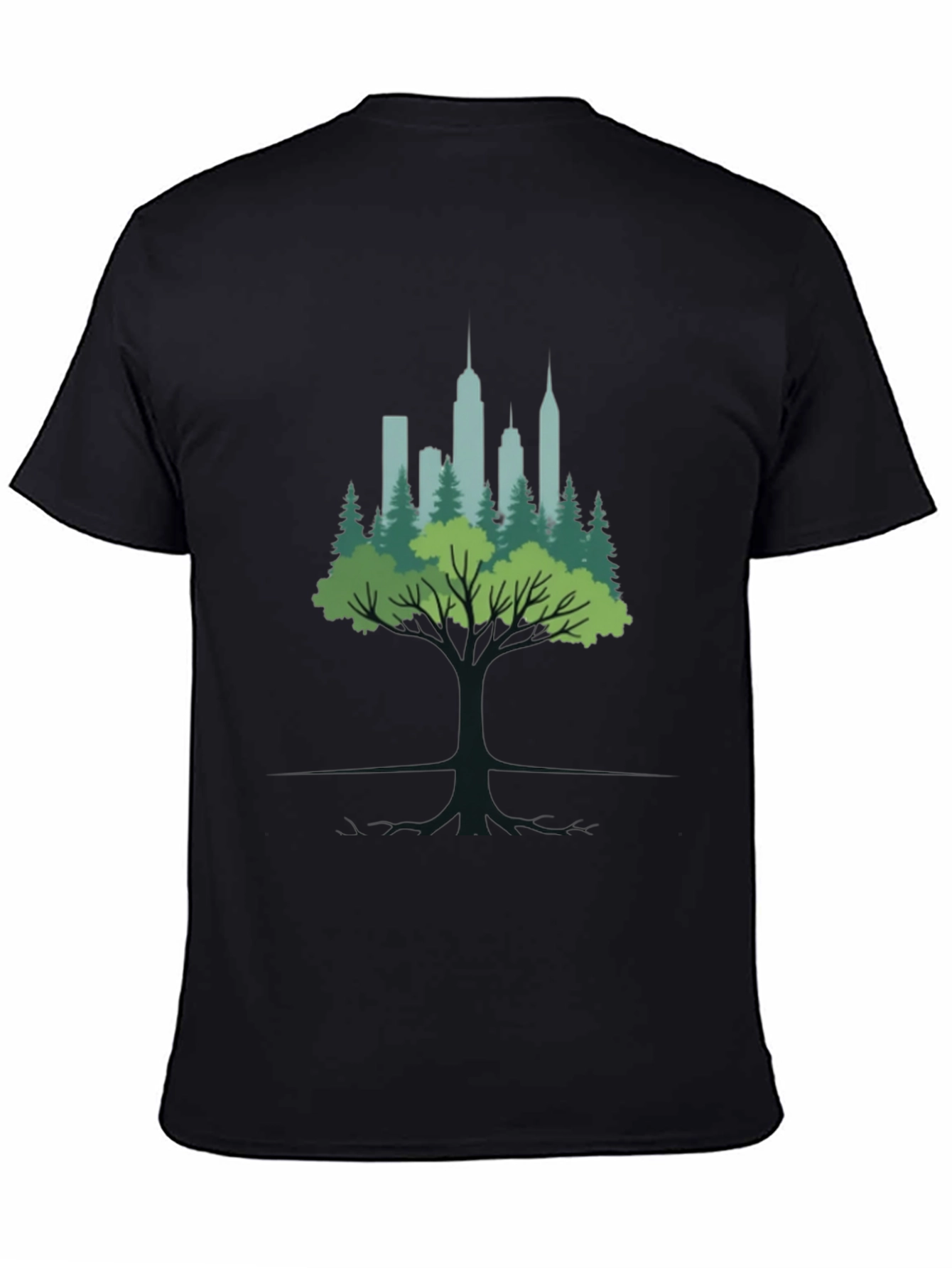 Urban Roots Graphic Tee - Nature Meets City