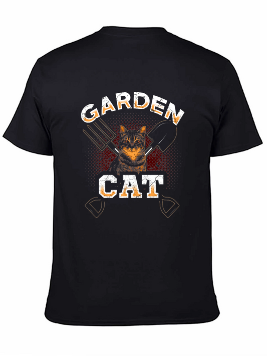 Garden Cat Graphic T-Shirt