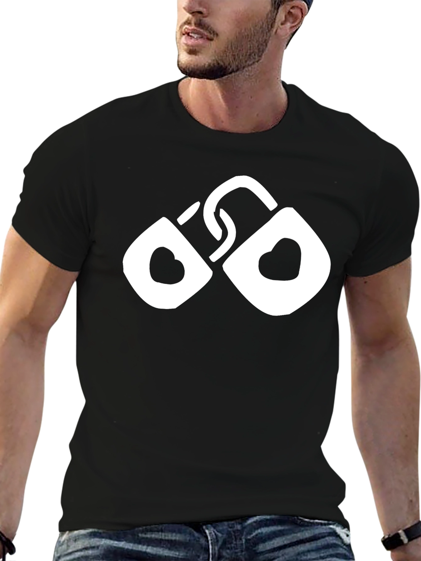 Locked Hearts T-Shirt - Express Your Bond