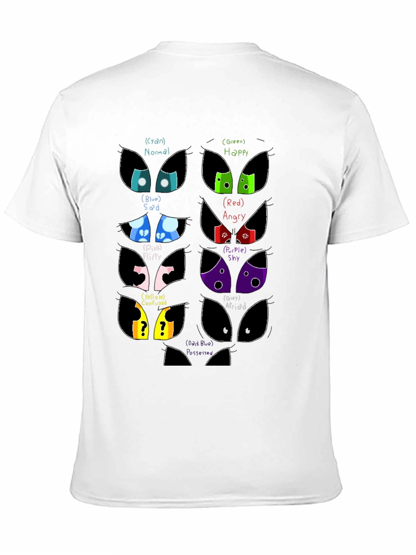 Emotion Eyes Black T-Shirt