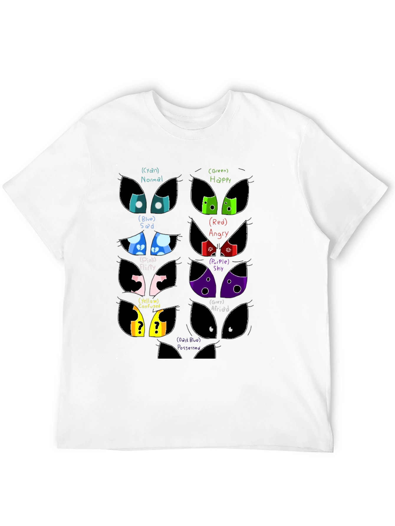 Emotion Eyes Black T-Shirt
