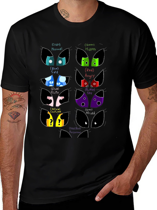 Emotion Eyes Black T-Shirt