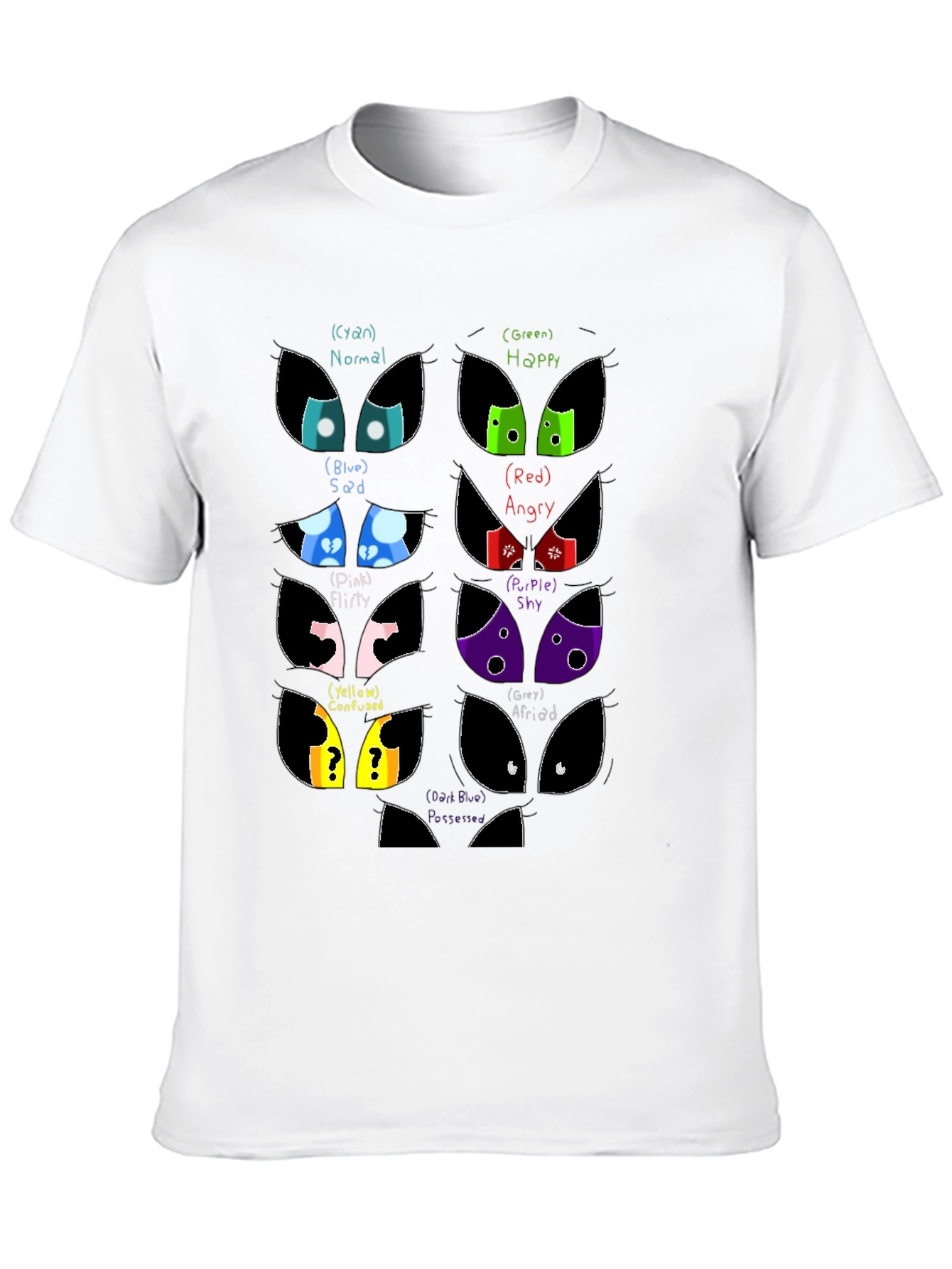 Emotion Eyes Black T-Shirt