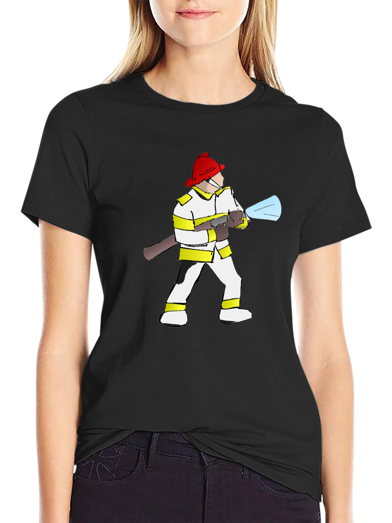 Firefighter T-Shirt - Novelty Graphic Tee