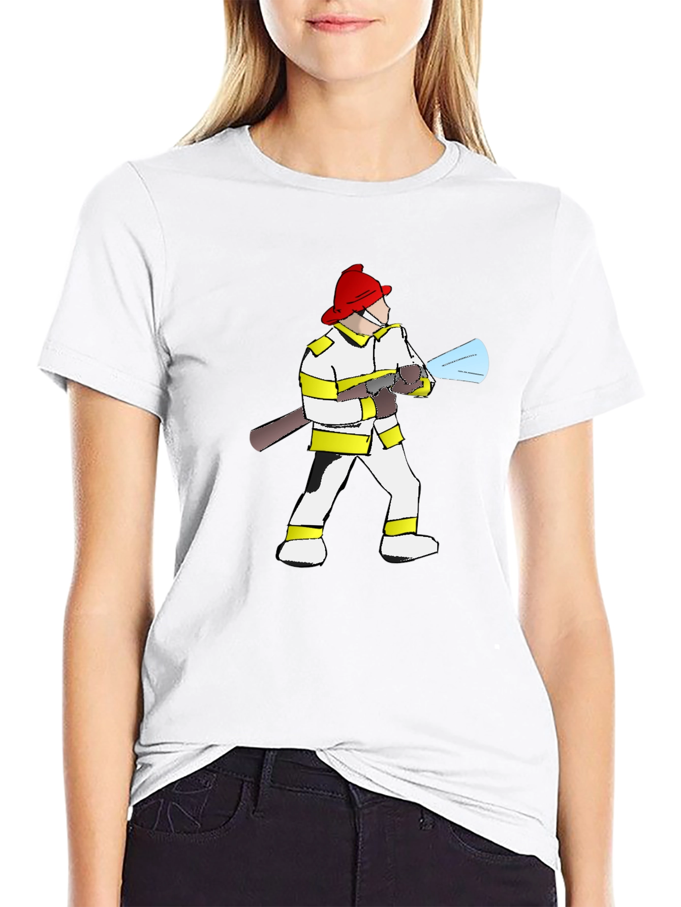 Firefighter T-Shirt - Novelty Graphic Tee