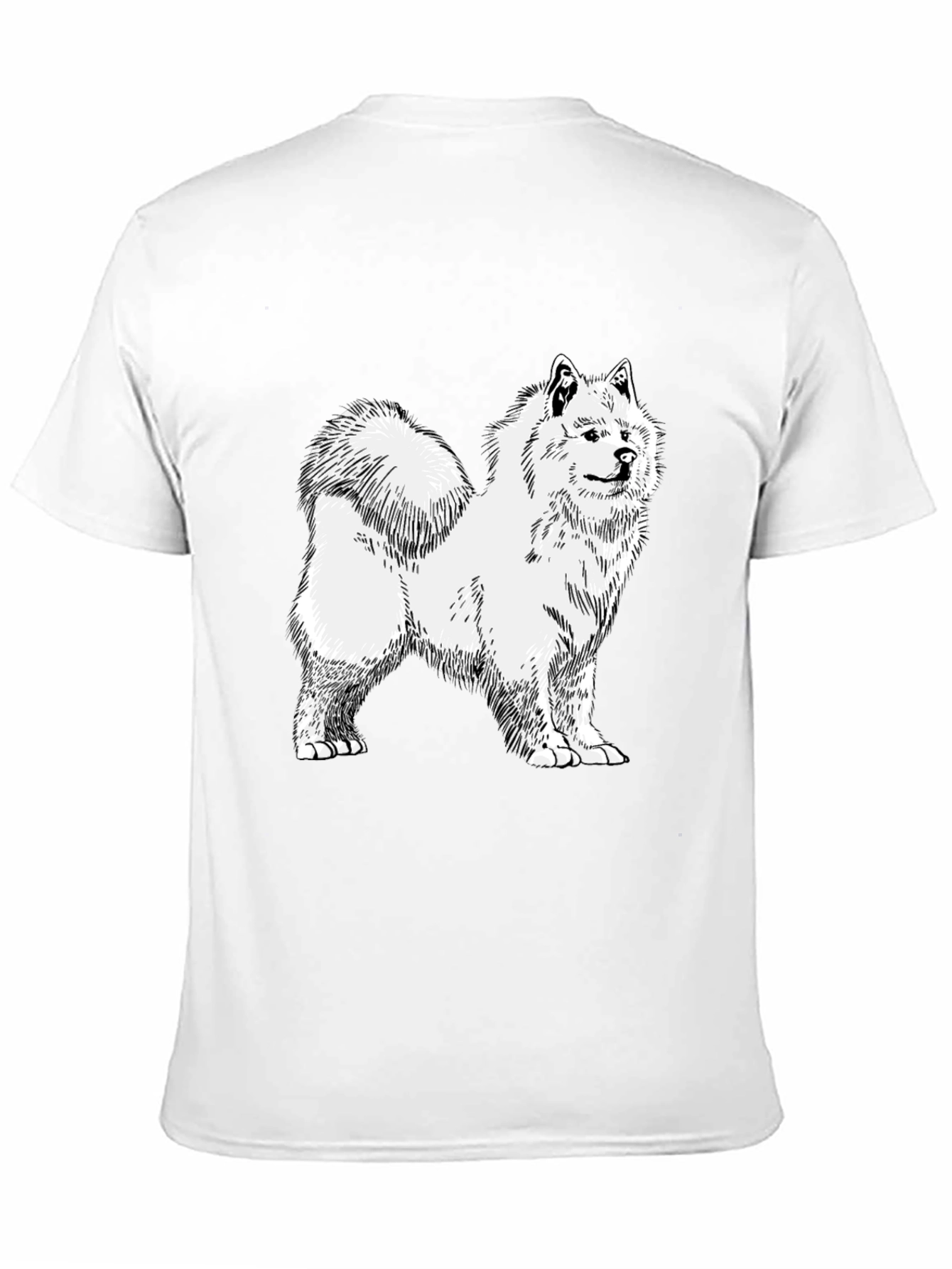 Dog Sketch Graphic Tee - Unisex Black T-Shirt