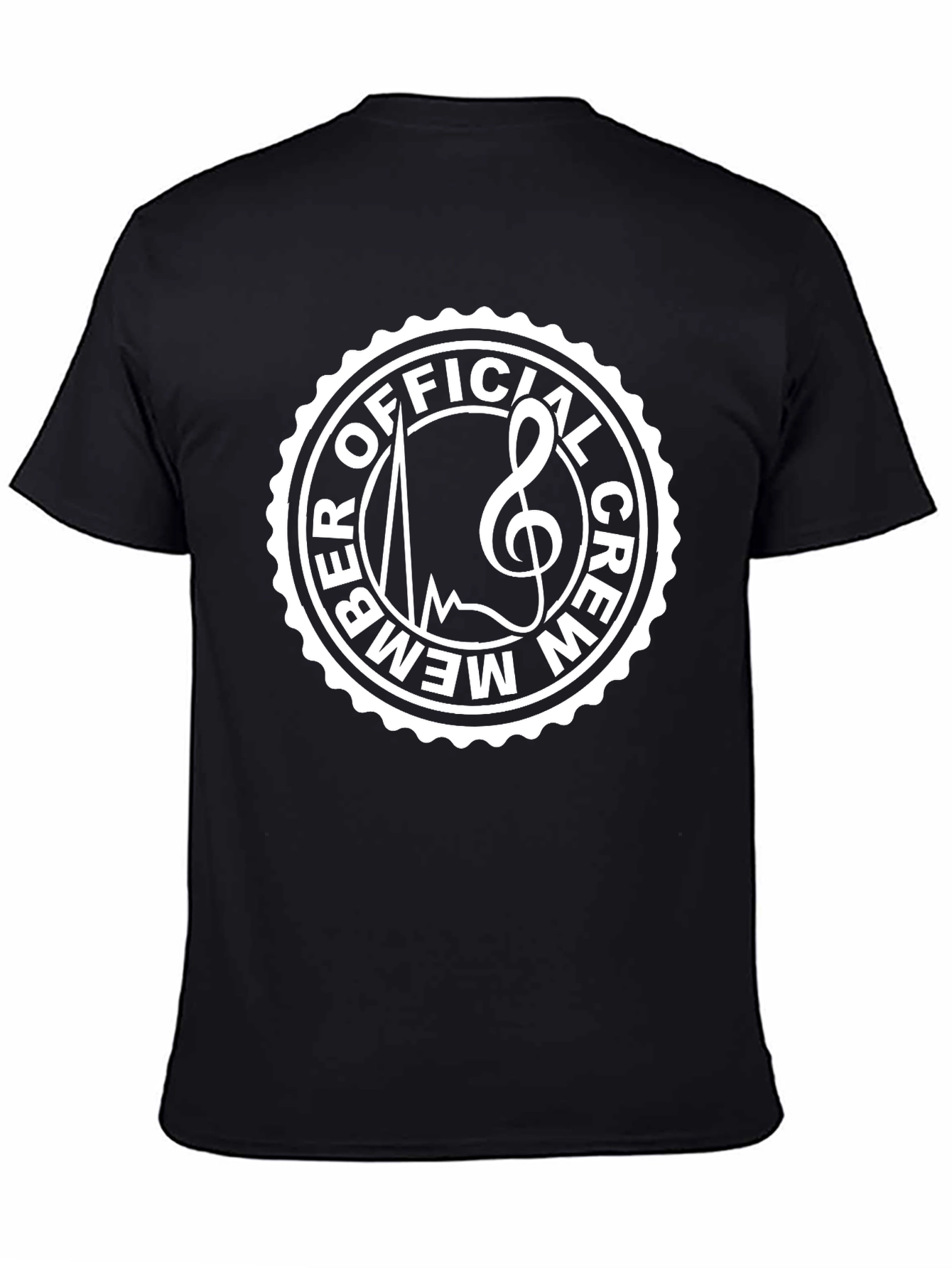 Official Crew Member Tee - Music Lovers Black T-Shirt