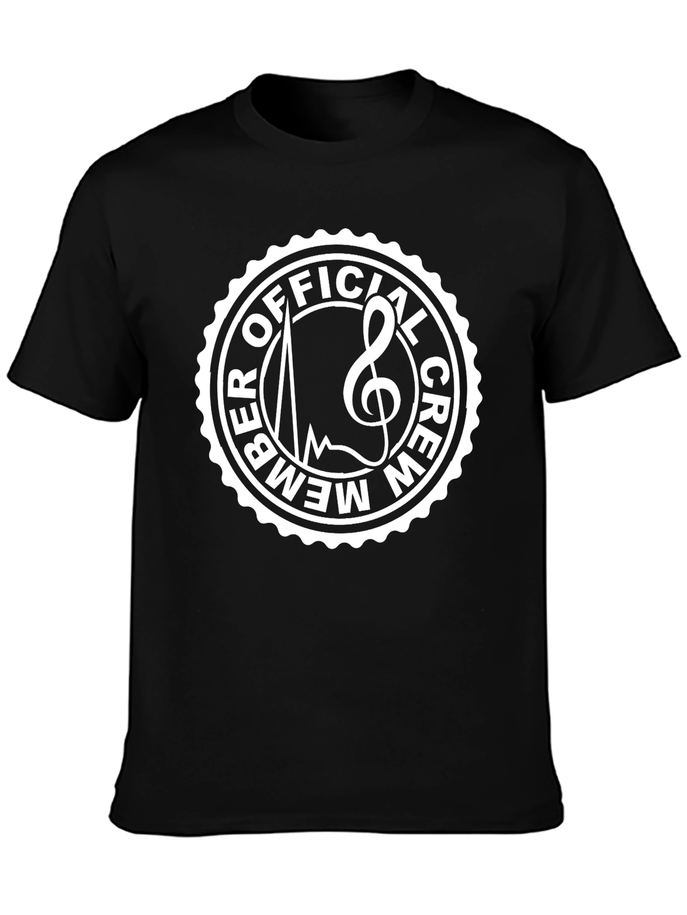 Official Crew Member Tee - Music Lovers Black T-Shirt