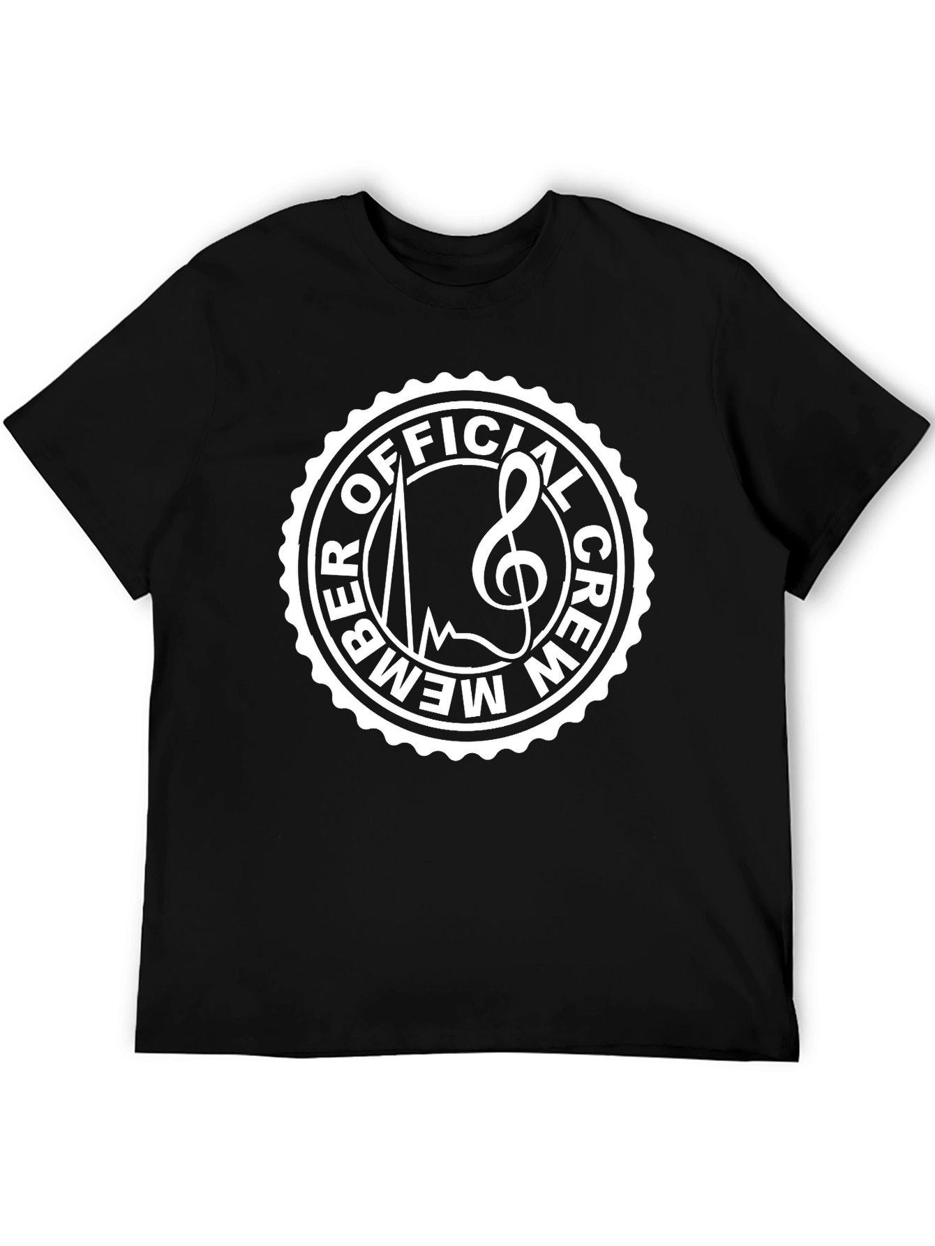 Official Crew Member Tee - Music Lovers Black T-Shirt