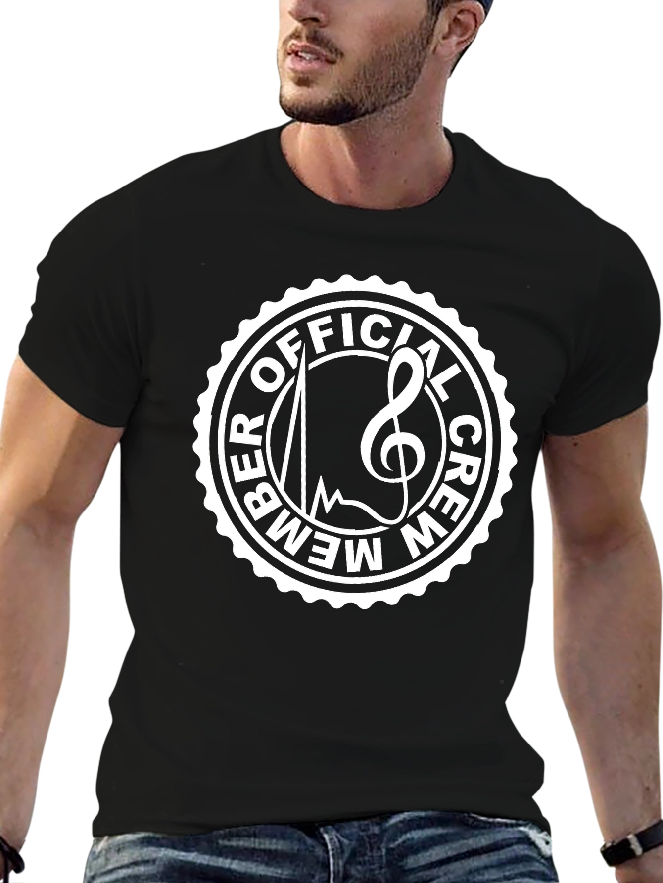 Official Crew Member Tee - Music Lovers Black T-Shirt