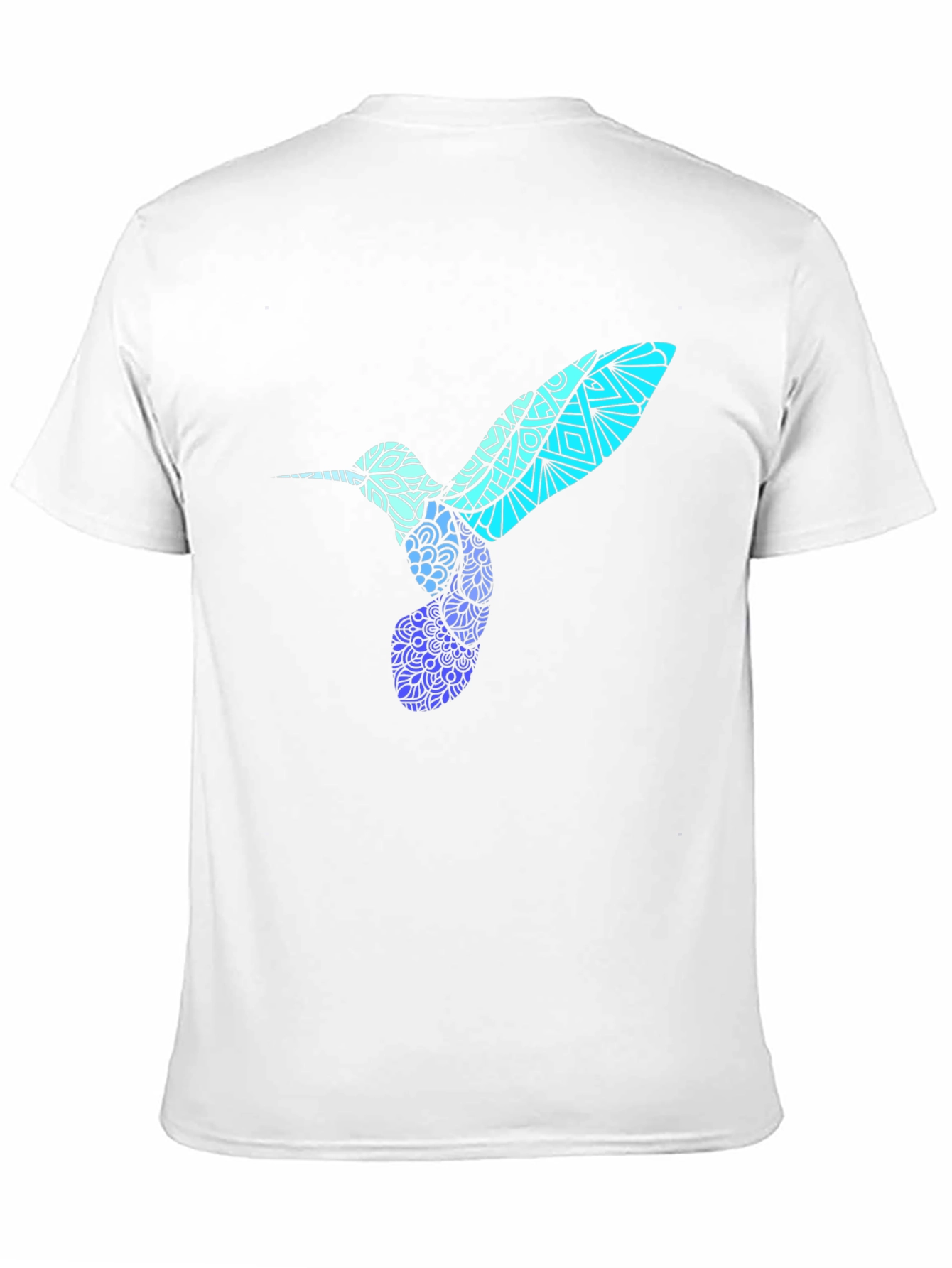 Hummingbird Graphic Tee - Stylish Mens Black T-Shirt
