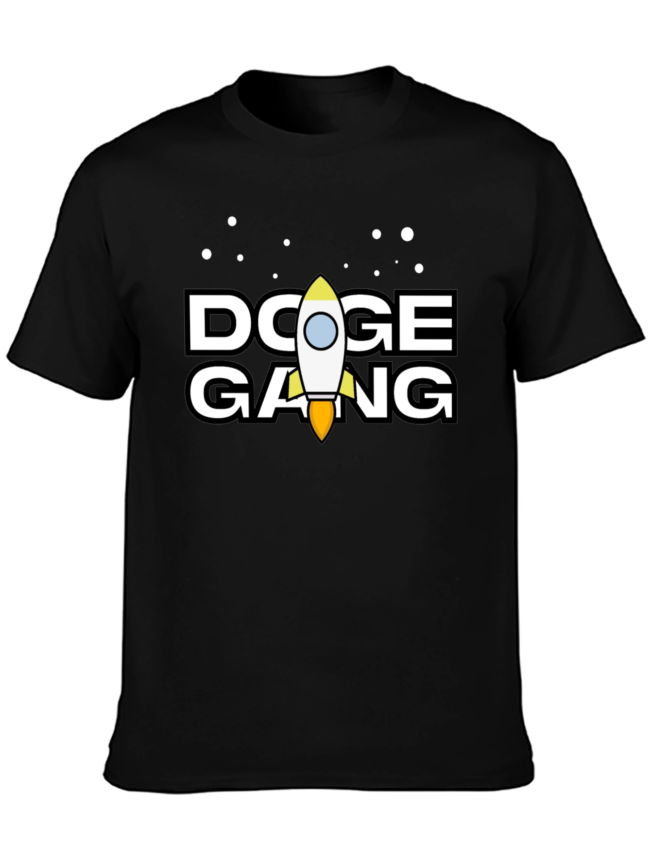 Doge Gang Rocket T-Shirt - Crypto Meme Tee