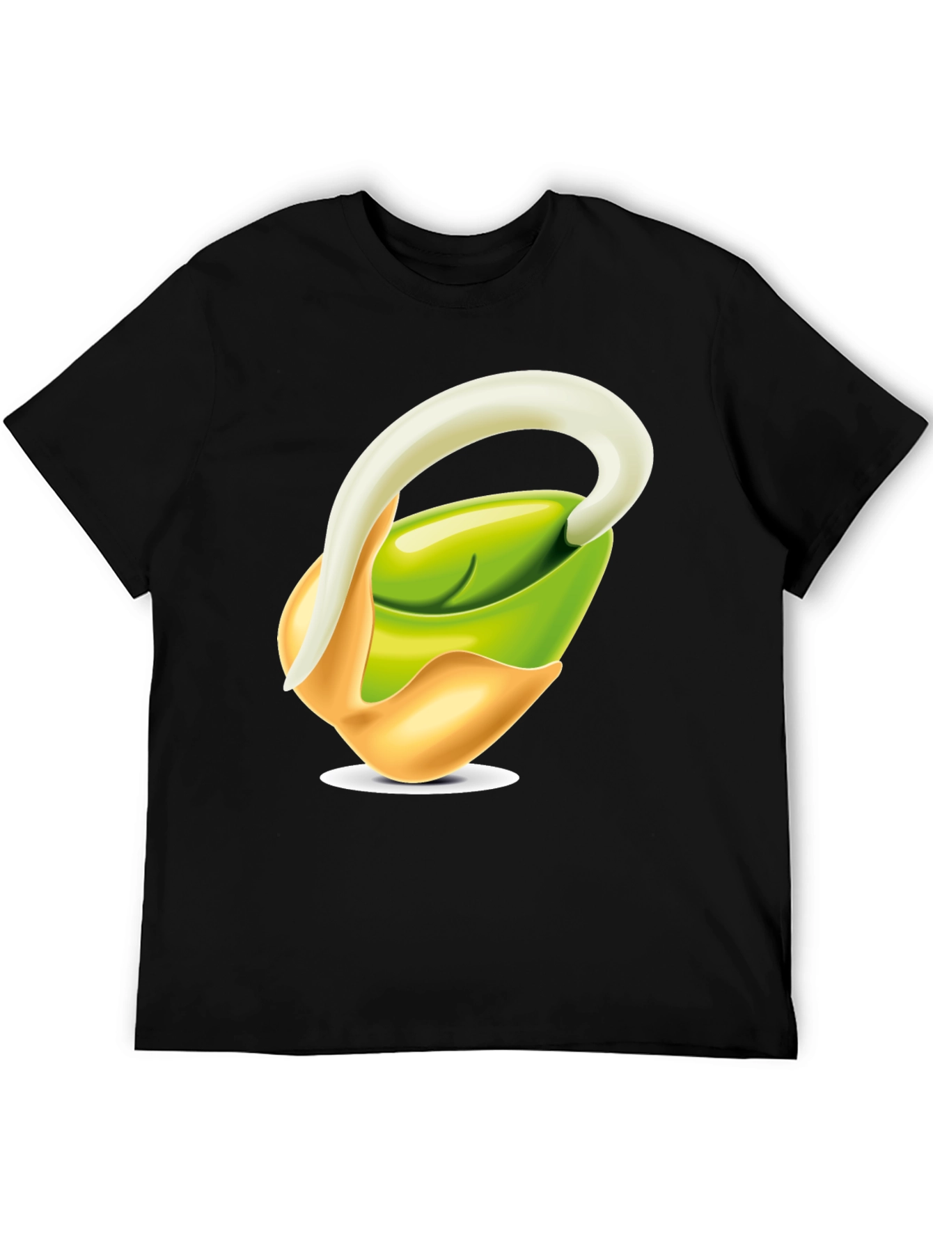 Sprout Graphic T-Shirt - Black Cotton Blend