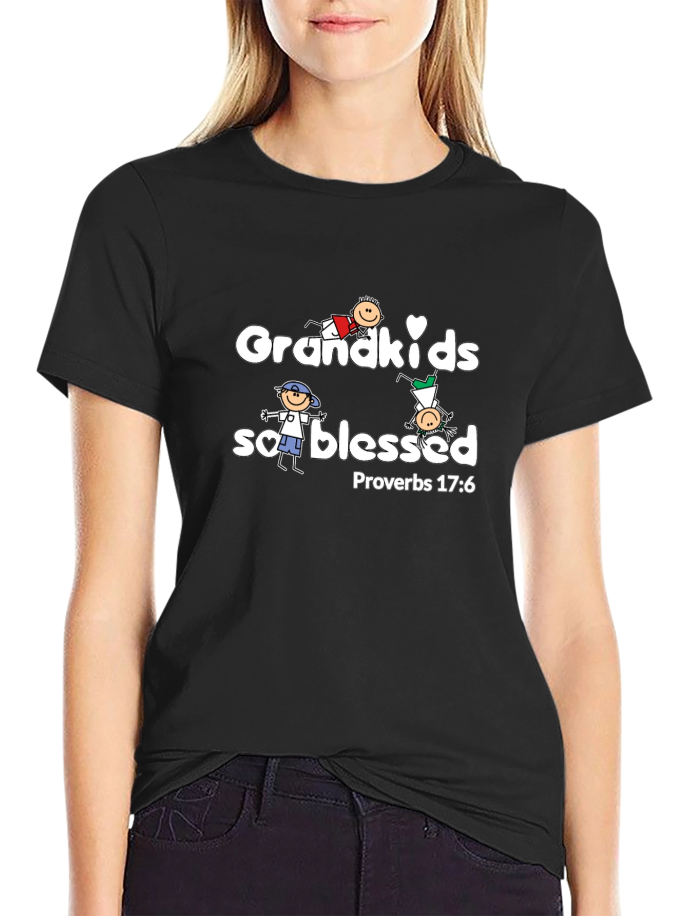 Grandkids So Blessed T-Shirt Proverbs 17:6