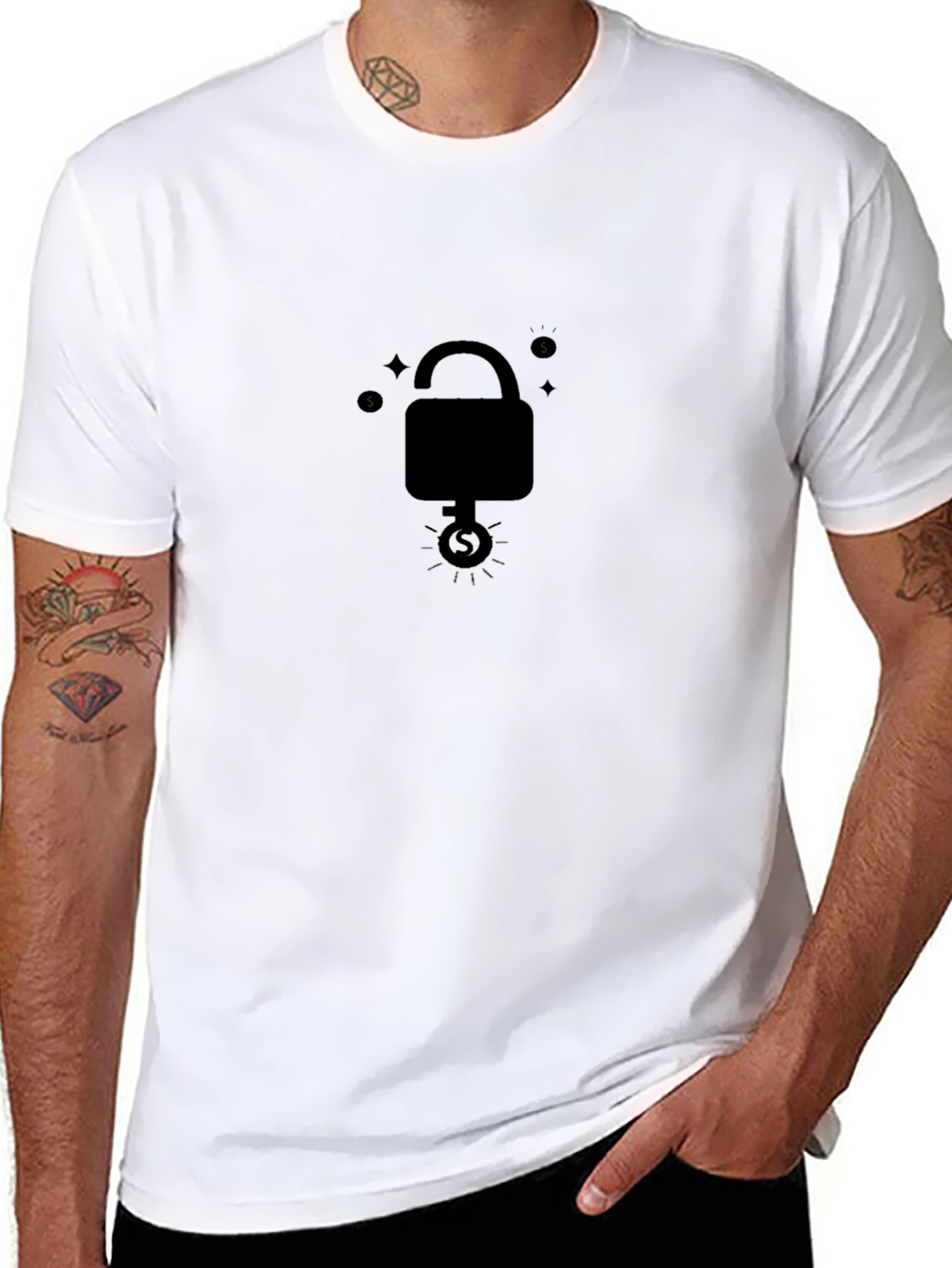 Unlock Your Wealth T-Shirt - Black