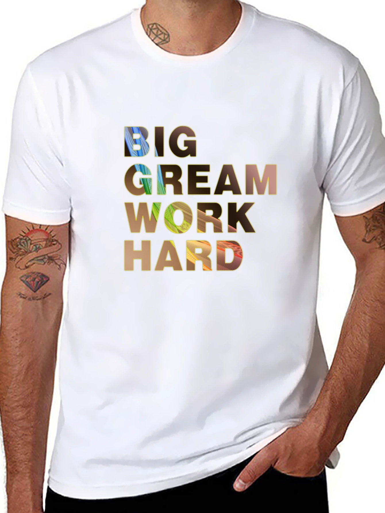 Big Dream Work Hard Graphic Tee