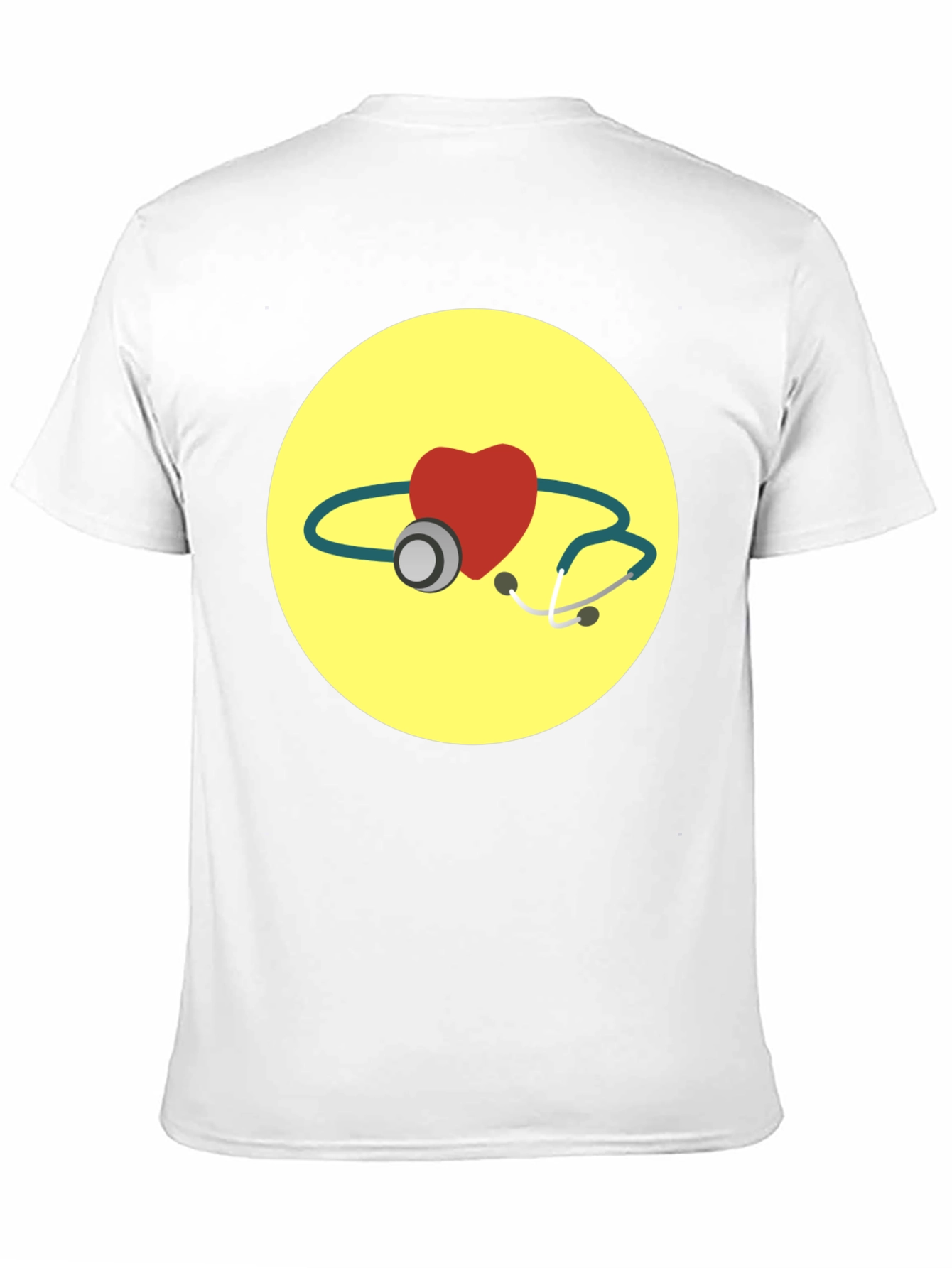 Heart & Stethoscope Graphic T-Shirt