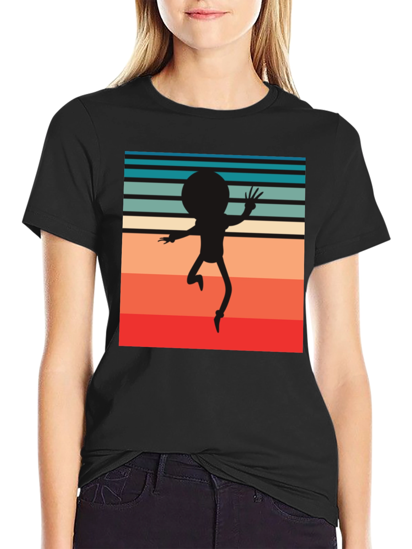 Retro Morty Silhouette T-Shirt