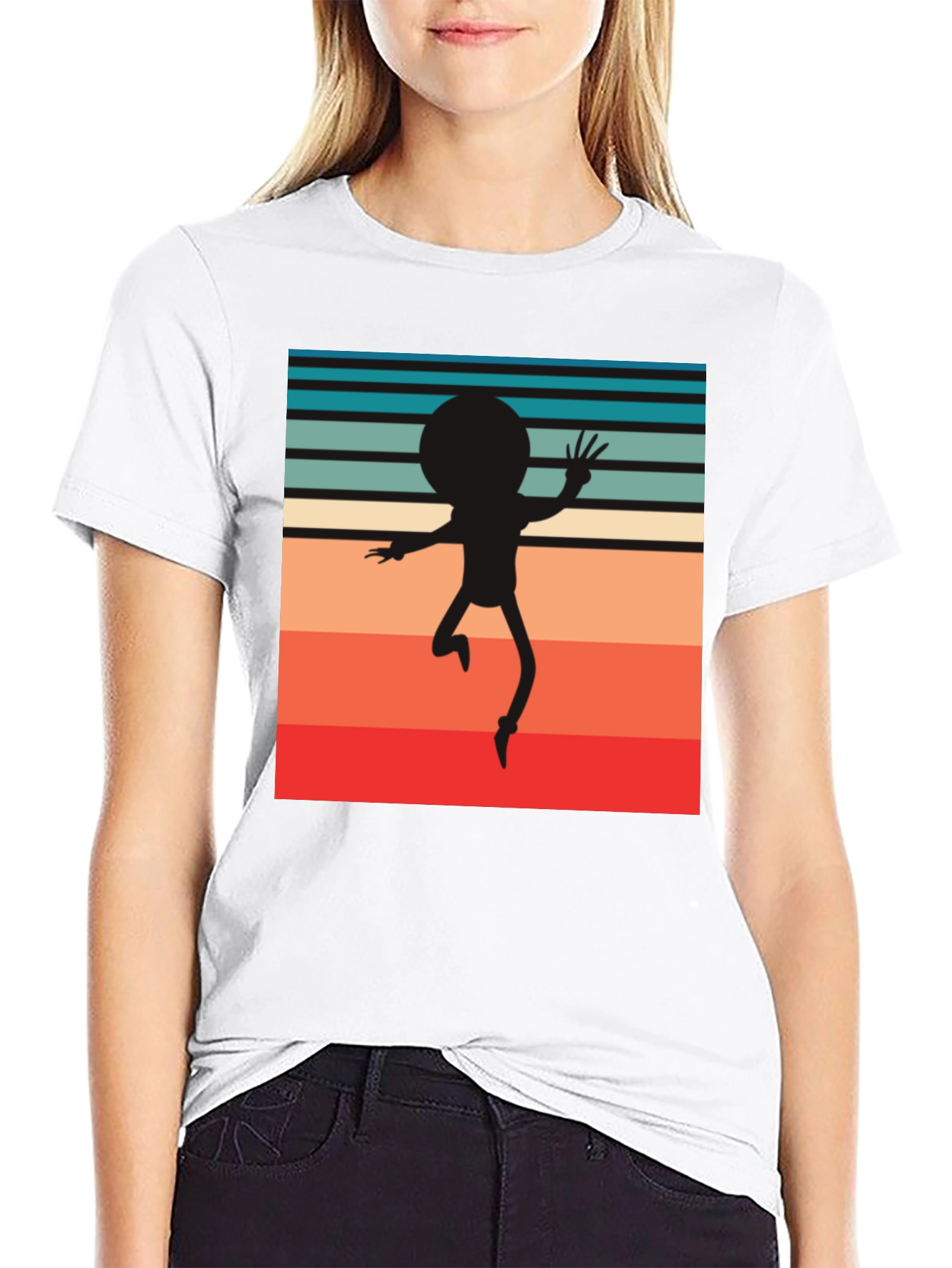 Retro Morty Silhouette T-Shirt