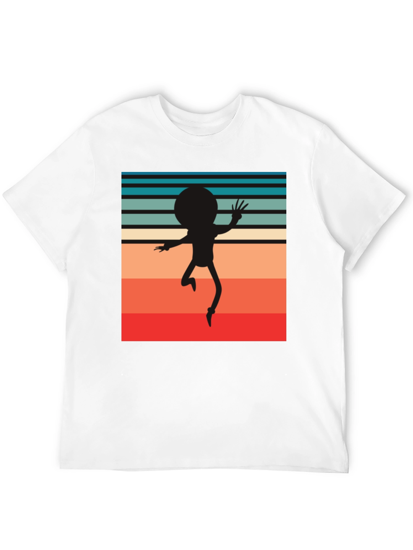 Retro Morty Silhouette T-Shirt