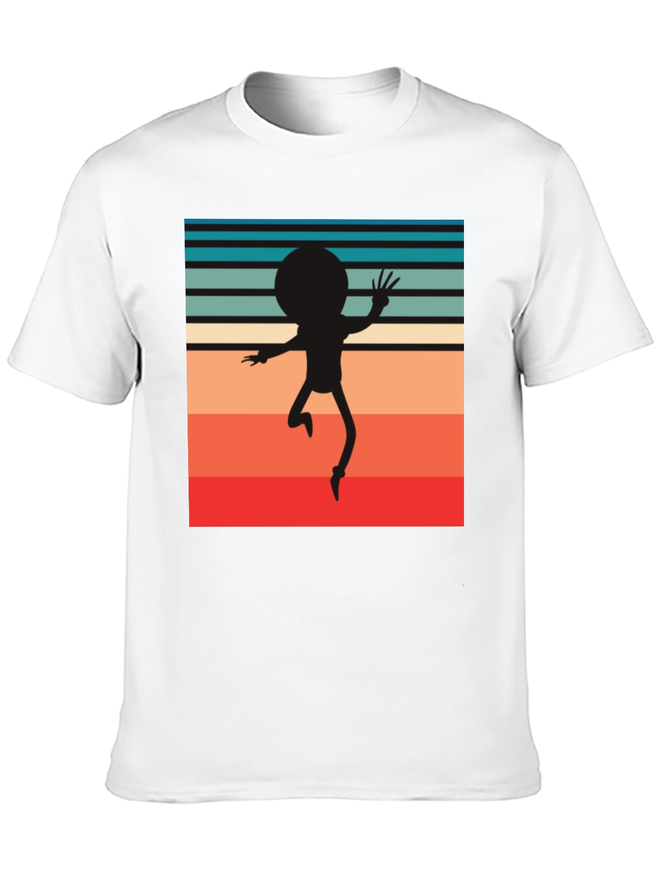 Retro Morty Silhouette T-Shirt