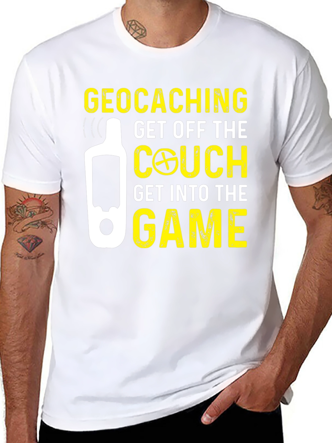Geocaching Get Off The Couch T-Shirt