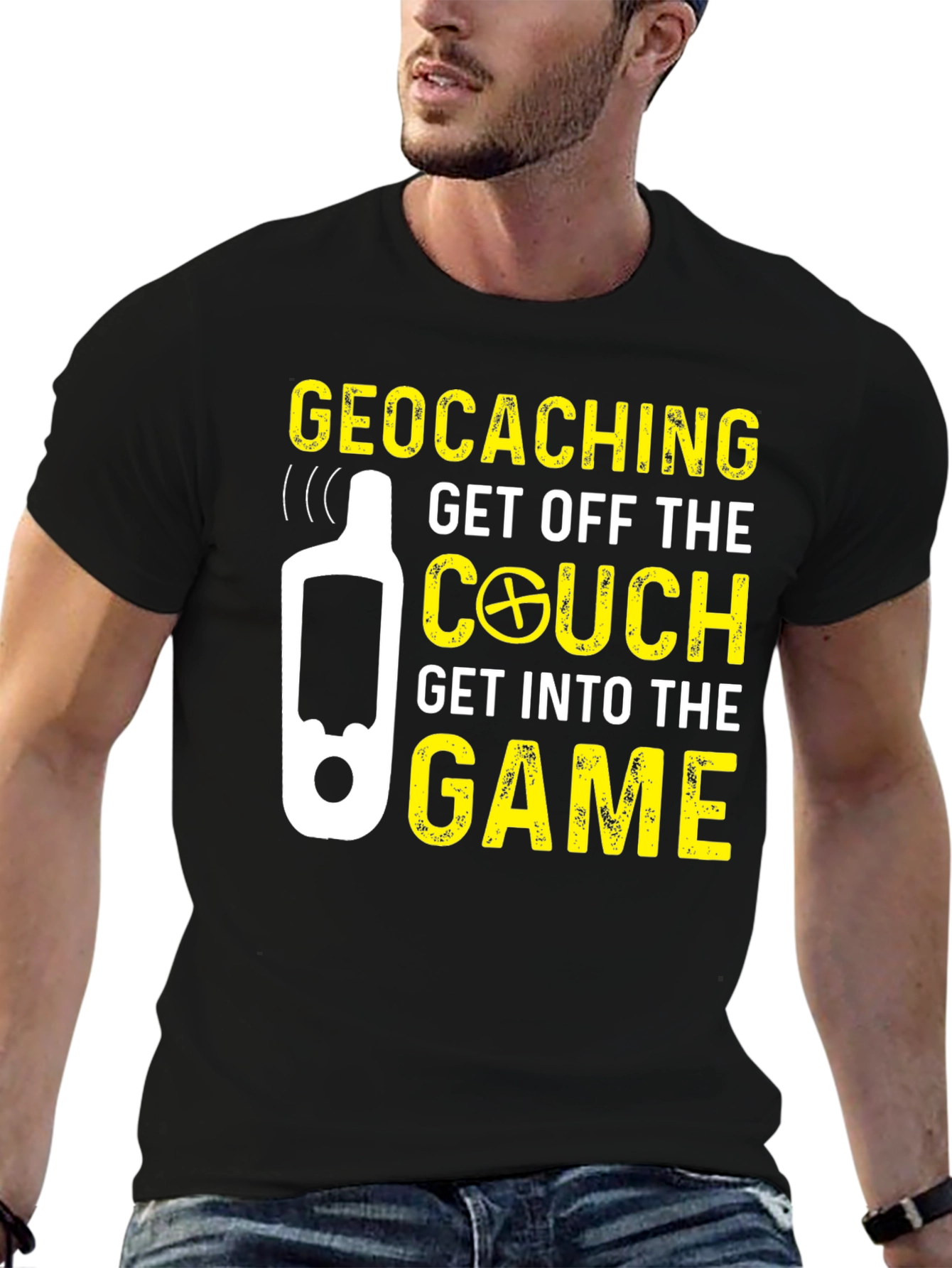Geocaching Get Off The Couch T-Shirt