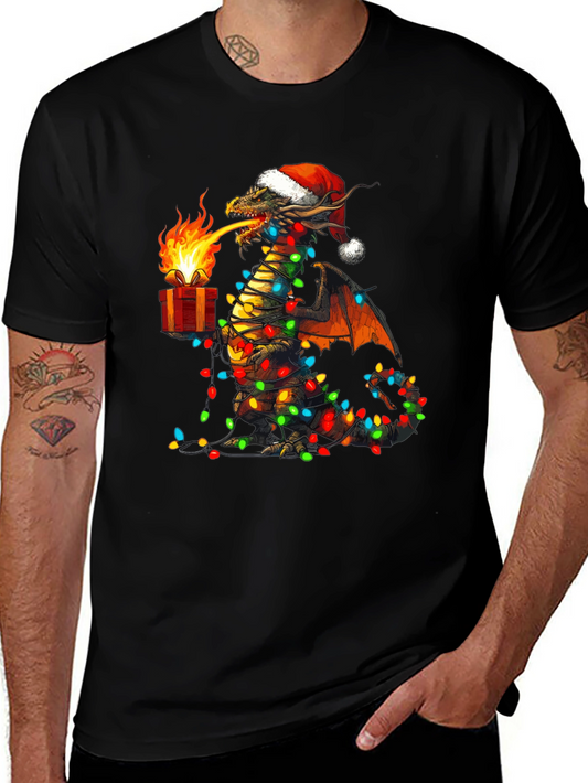 Christmas Dragon Graphic Tee
