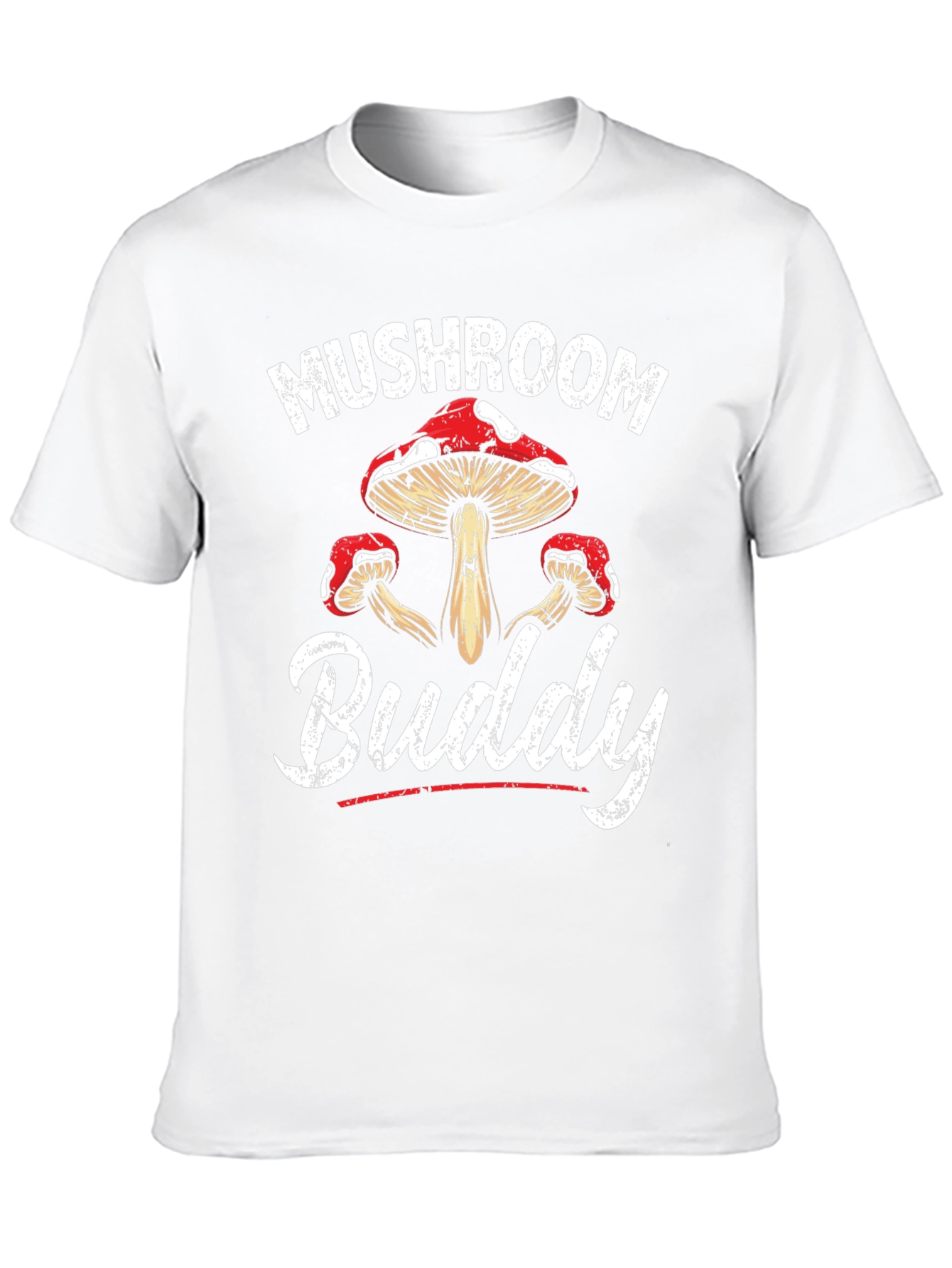 Mushroom Buddy Graphic Tee - Fungi Lover Shirt