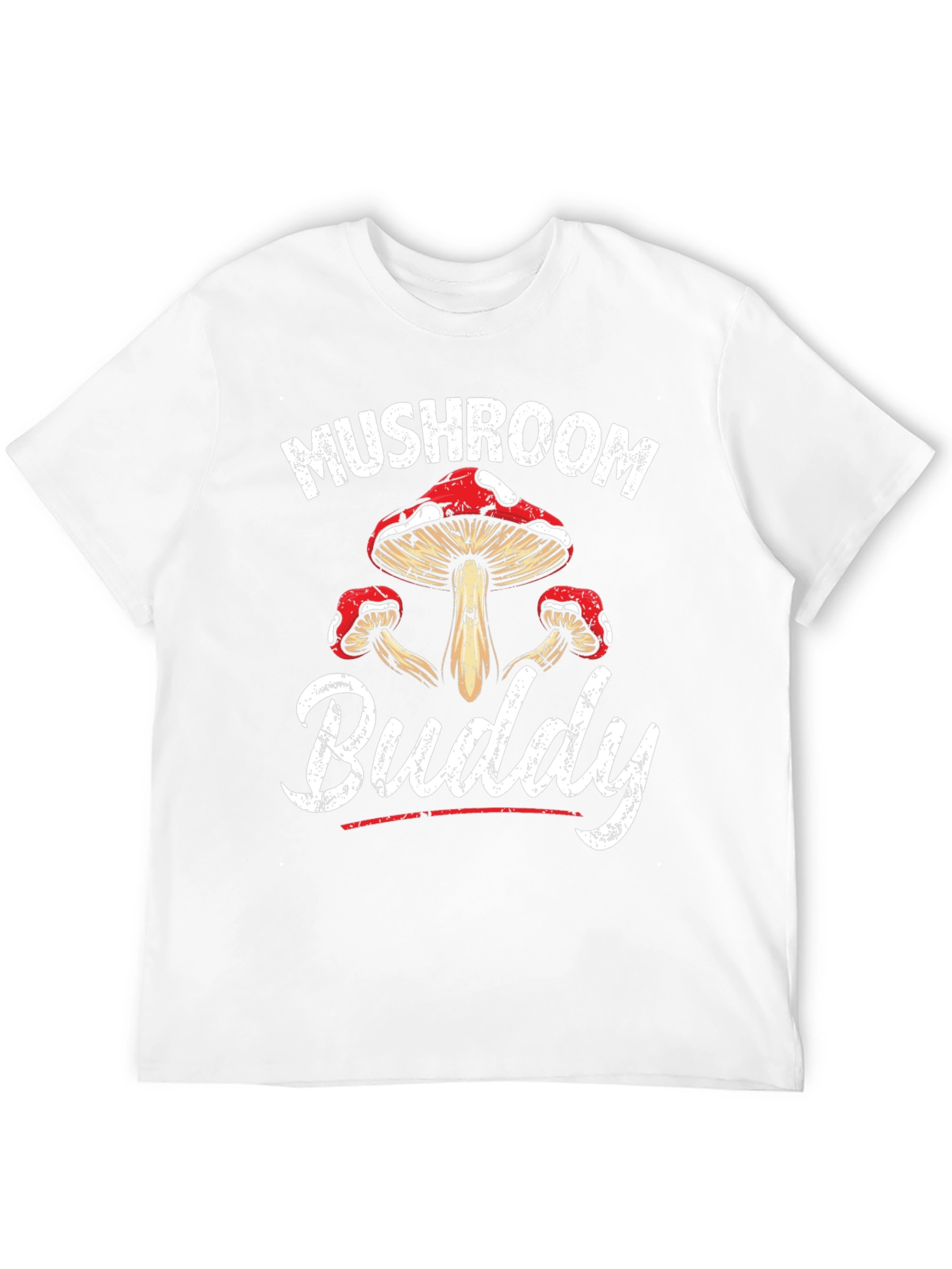 Mushroom Buddy Graphic Tee - Fungi Lover Shirt