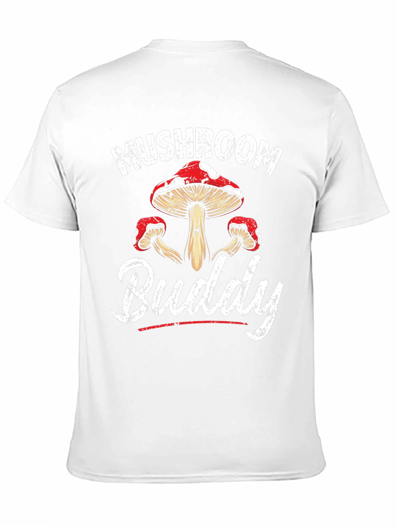 Mushroom Buddy Graphic Tee - Fungi Lover Shirt